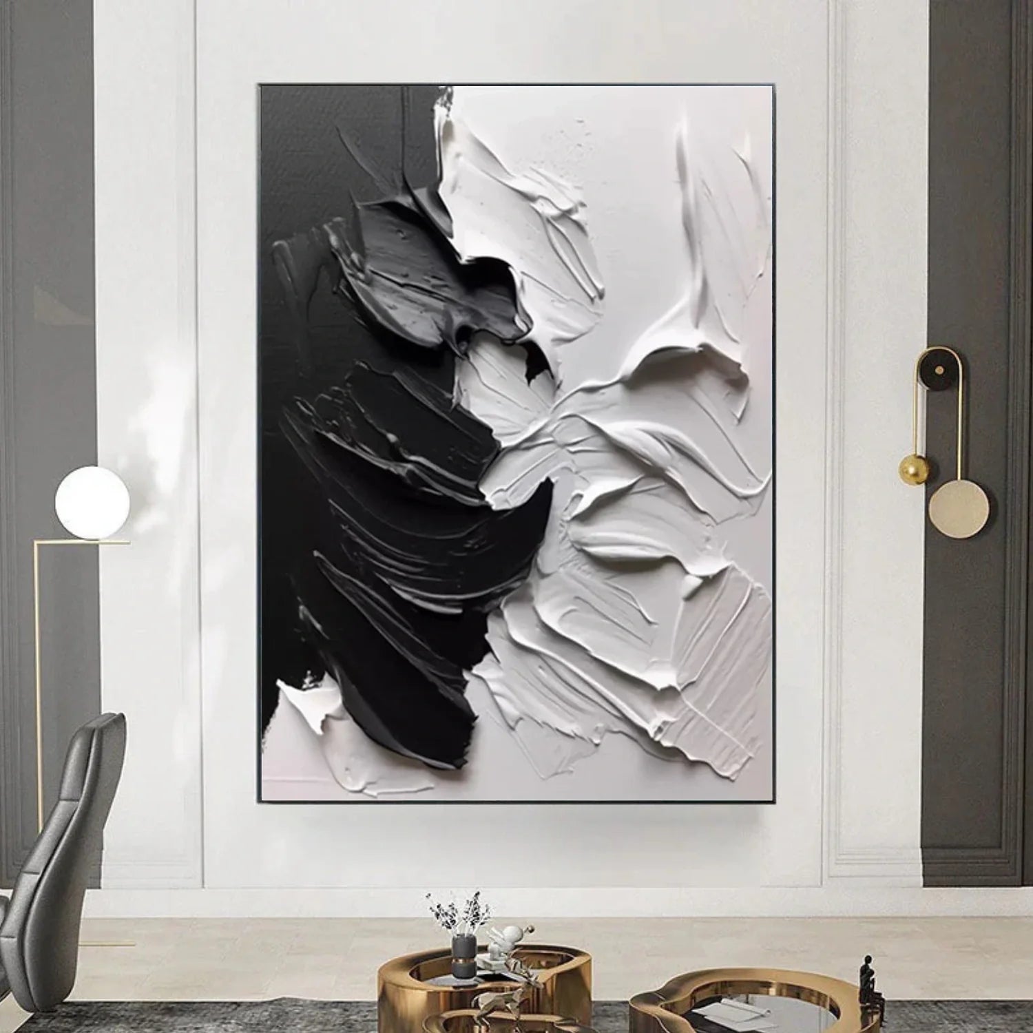 Minimalist Textured Canvas Art #MM318