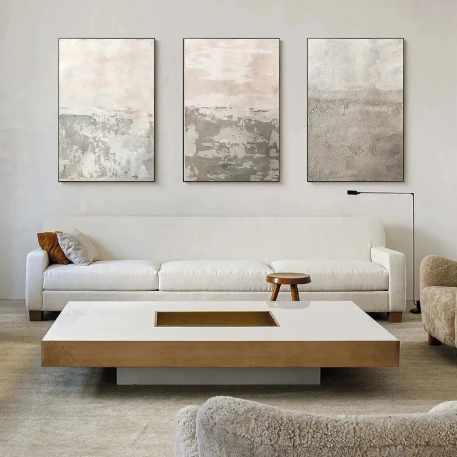 Wabi Sabi Canvas Art Set of 3 #WS889