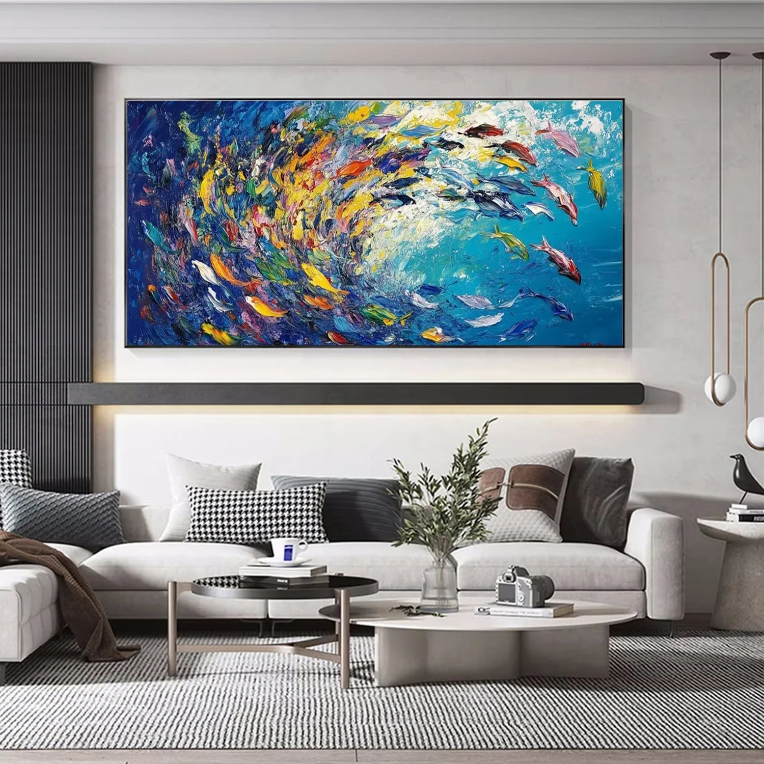 Abstract Animal Textured Wall Art #AL126
