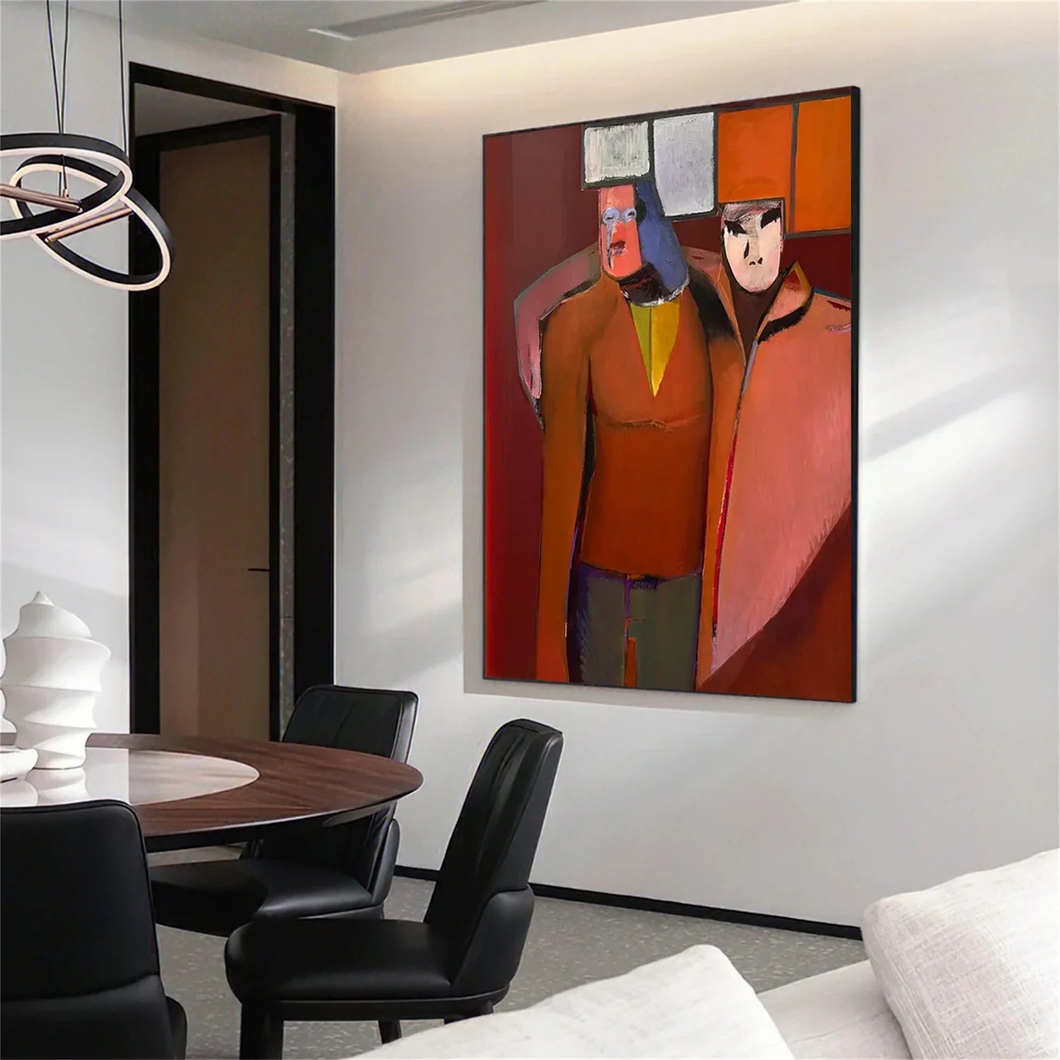 Abstract Portrait Wall Art #AP062
