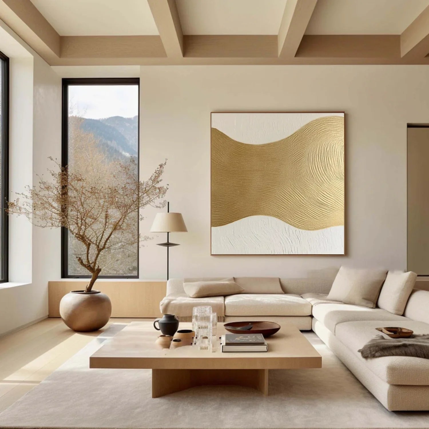 Minimalist Textured Canvas Art #MM373