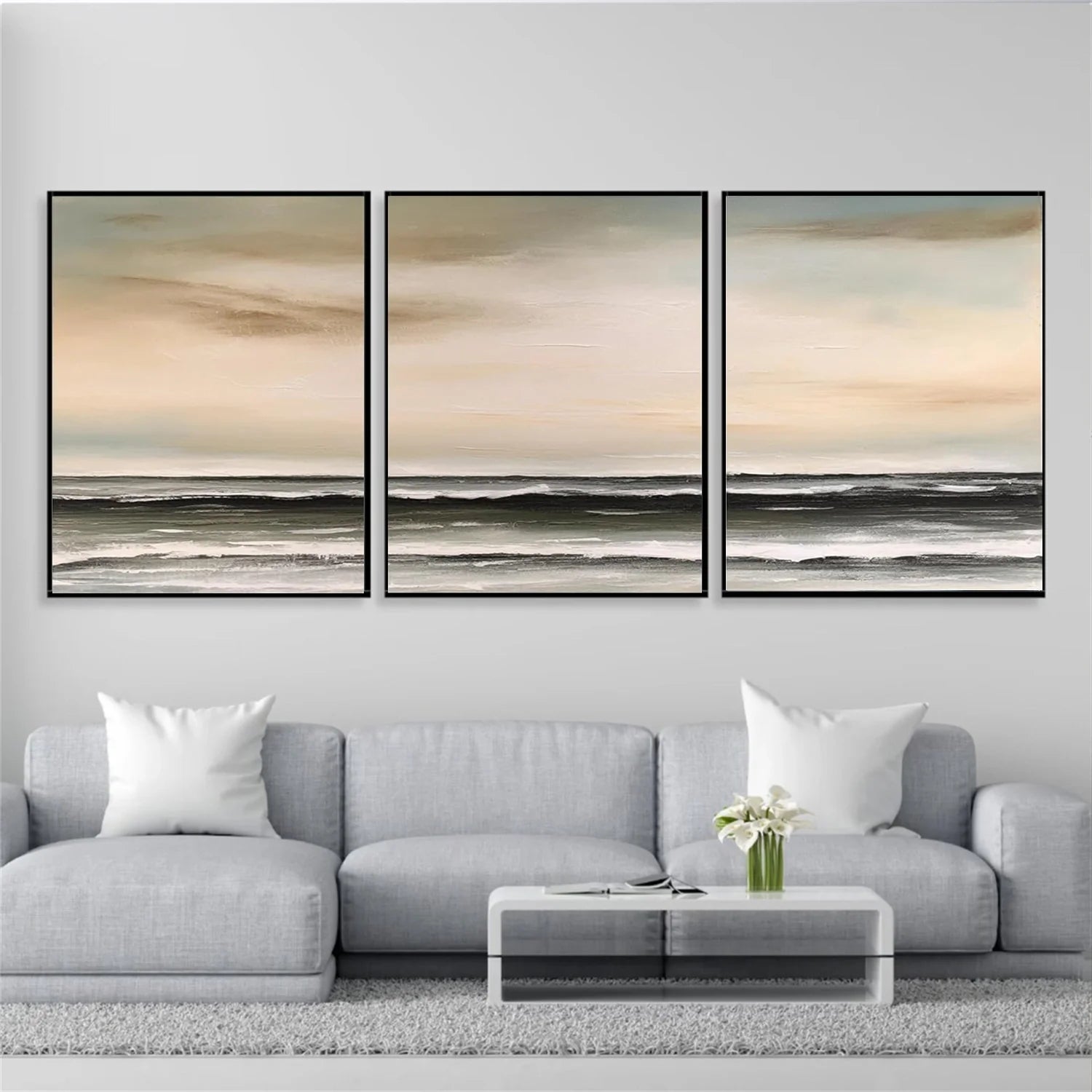 Sea & Sky Art  Set of 3 #MS106