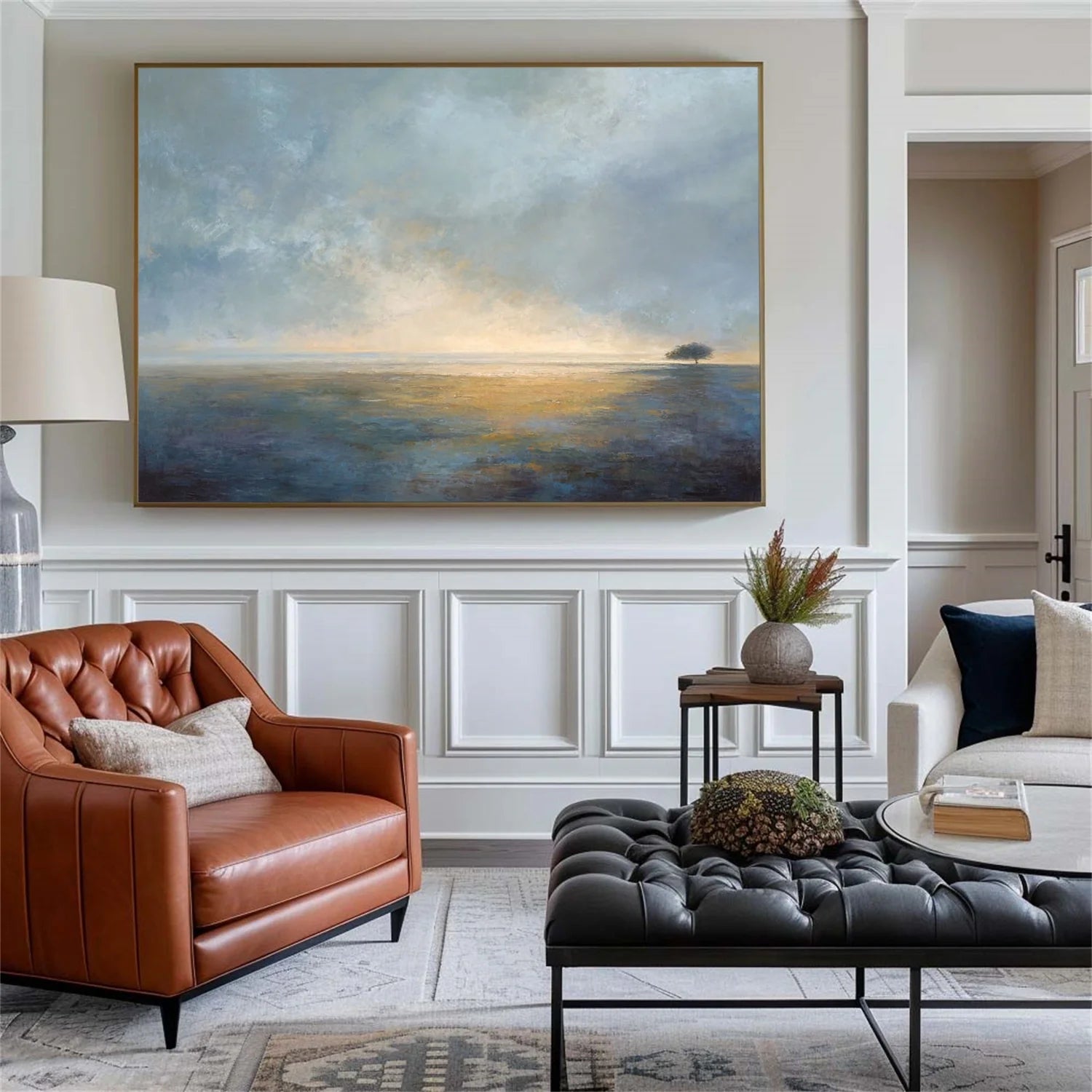 Sea & Sky Abstract Wall Art #MS286