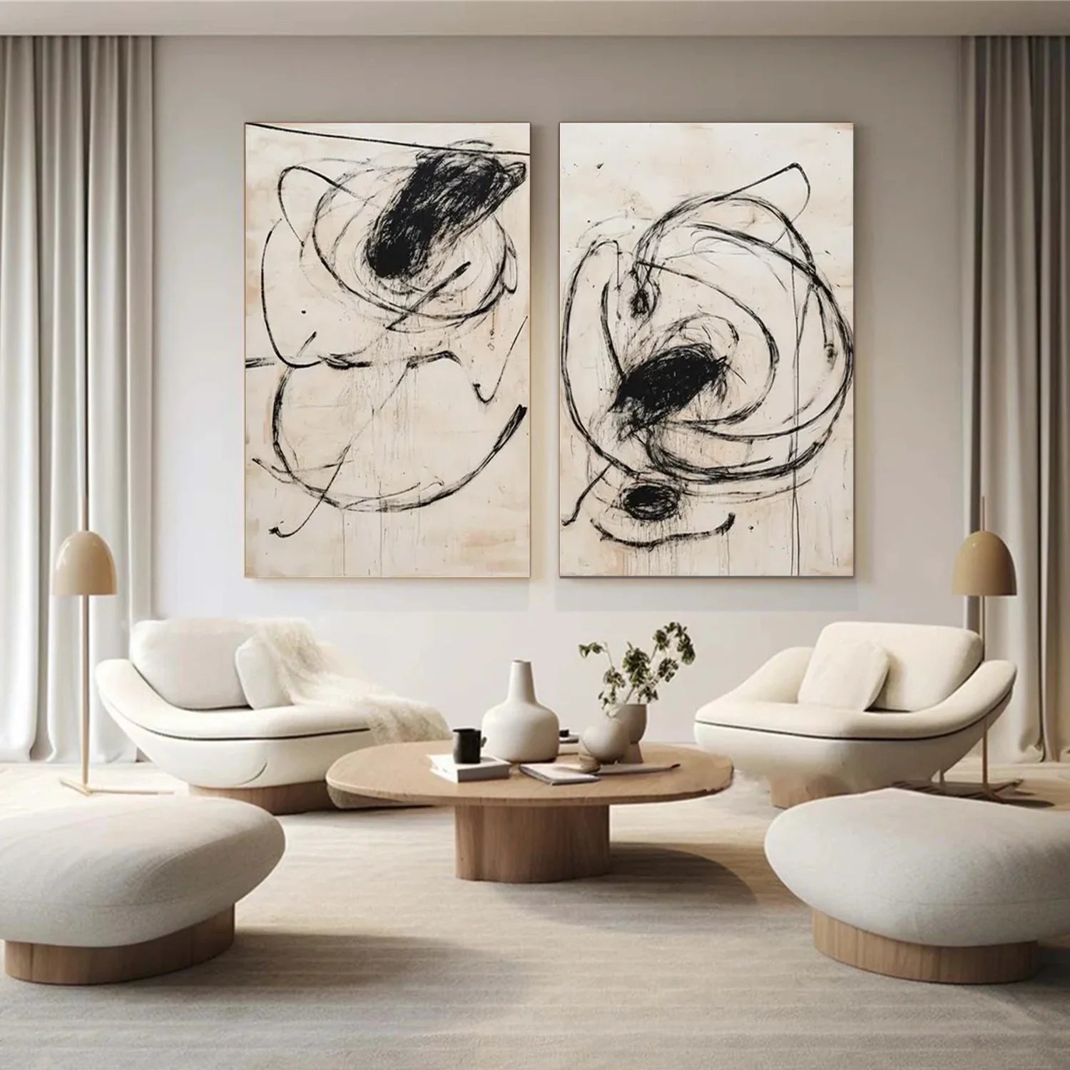 WABI SABI TRANQUILITY Set of 2 #WS560
