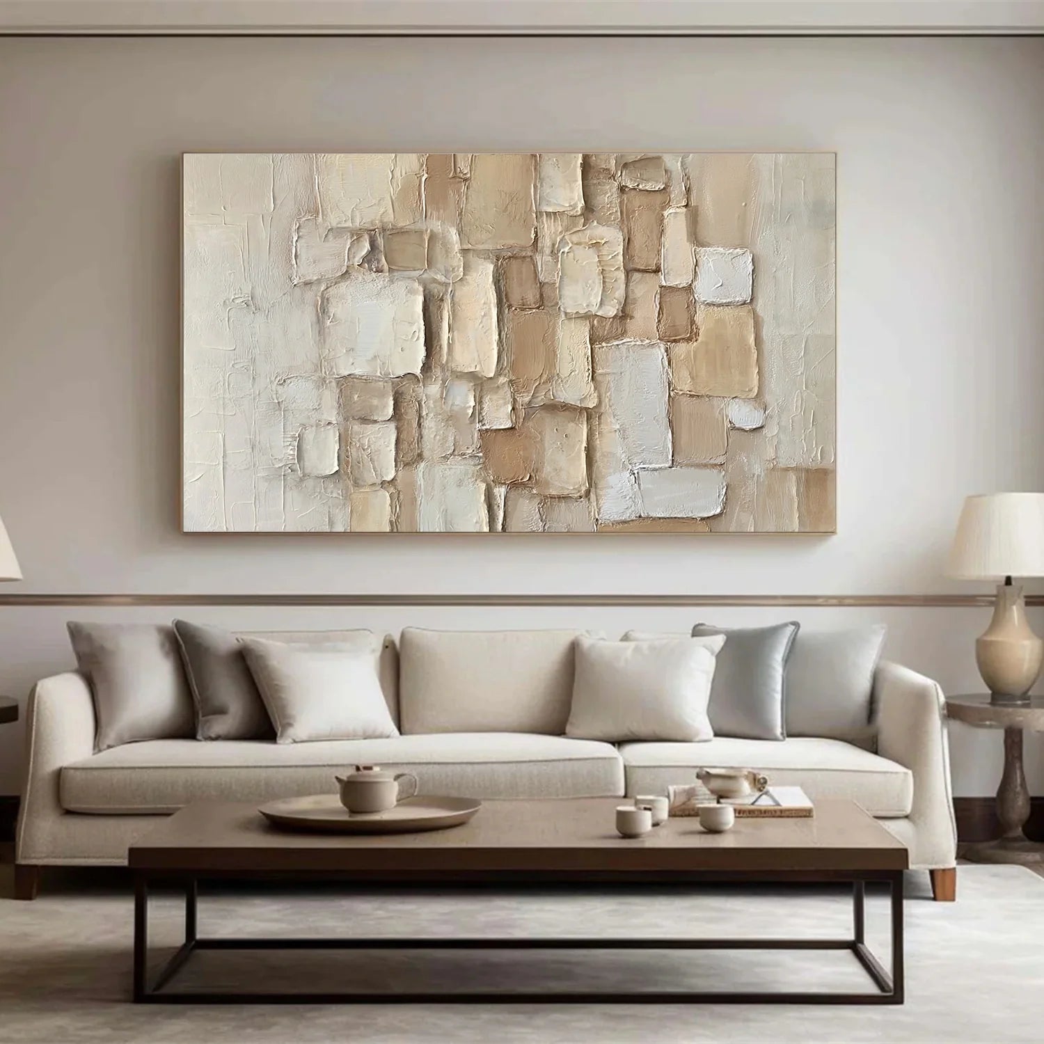 Abstract Textured Canvas Art #WS820