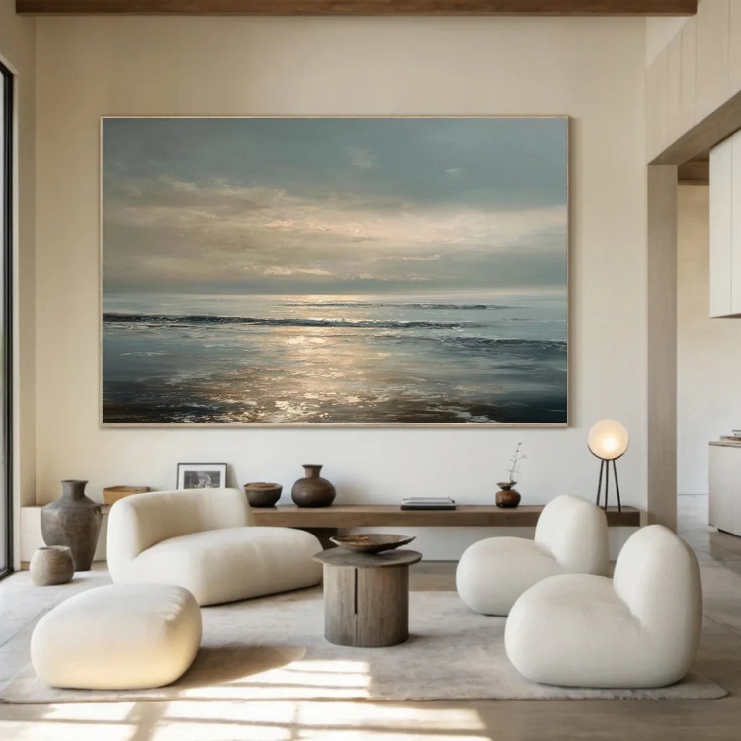 Sea & Sky Abstract Wall Art #MS189