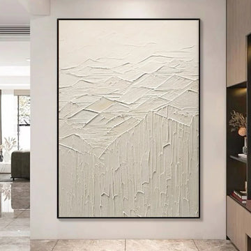 Minimalist Mountain Textured Canvas Art #MM331