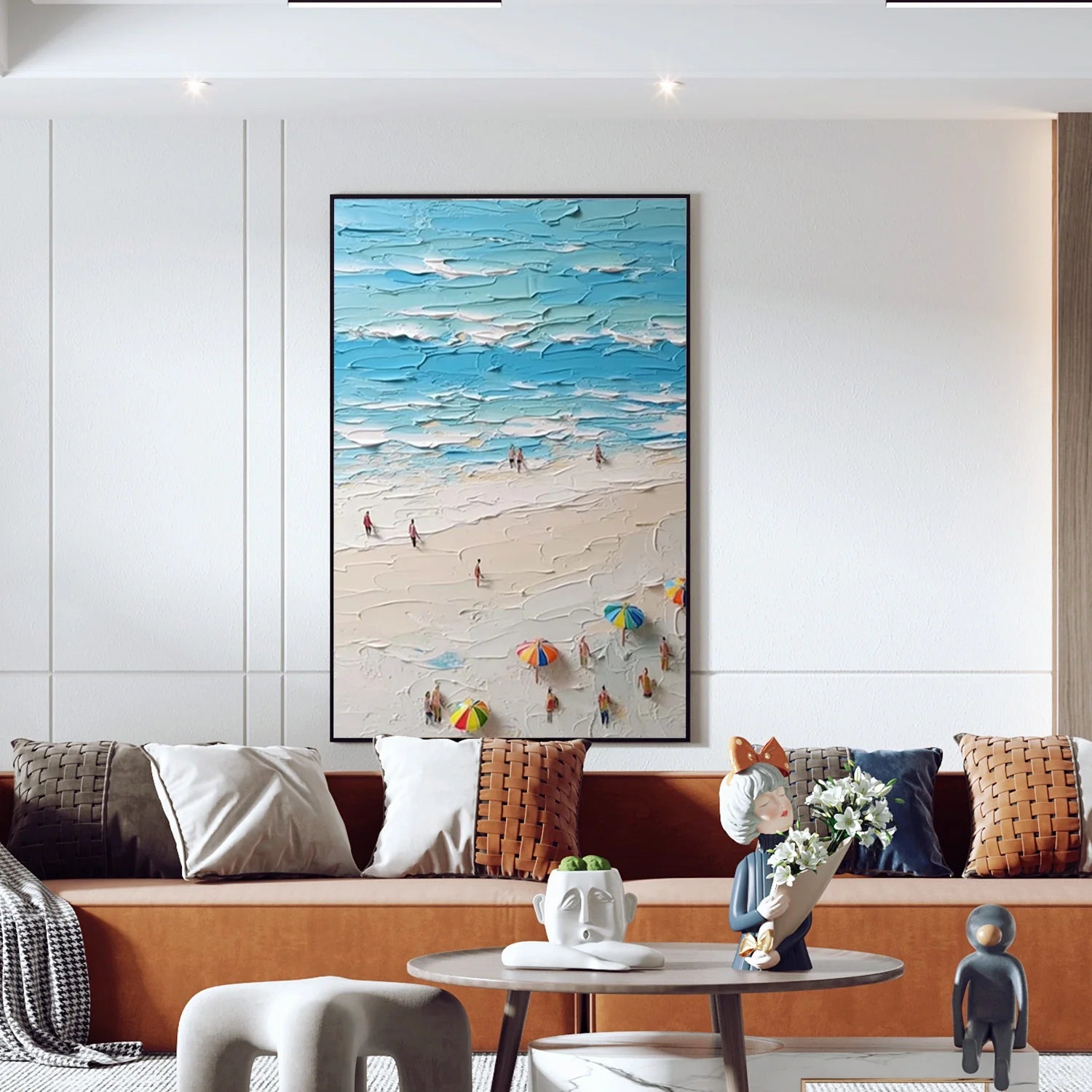 Swimming Sport Textured Wall Art #SA031