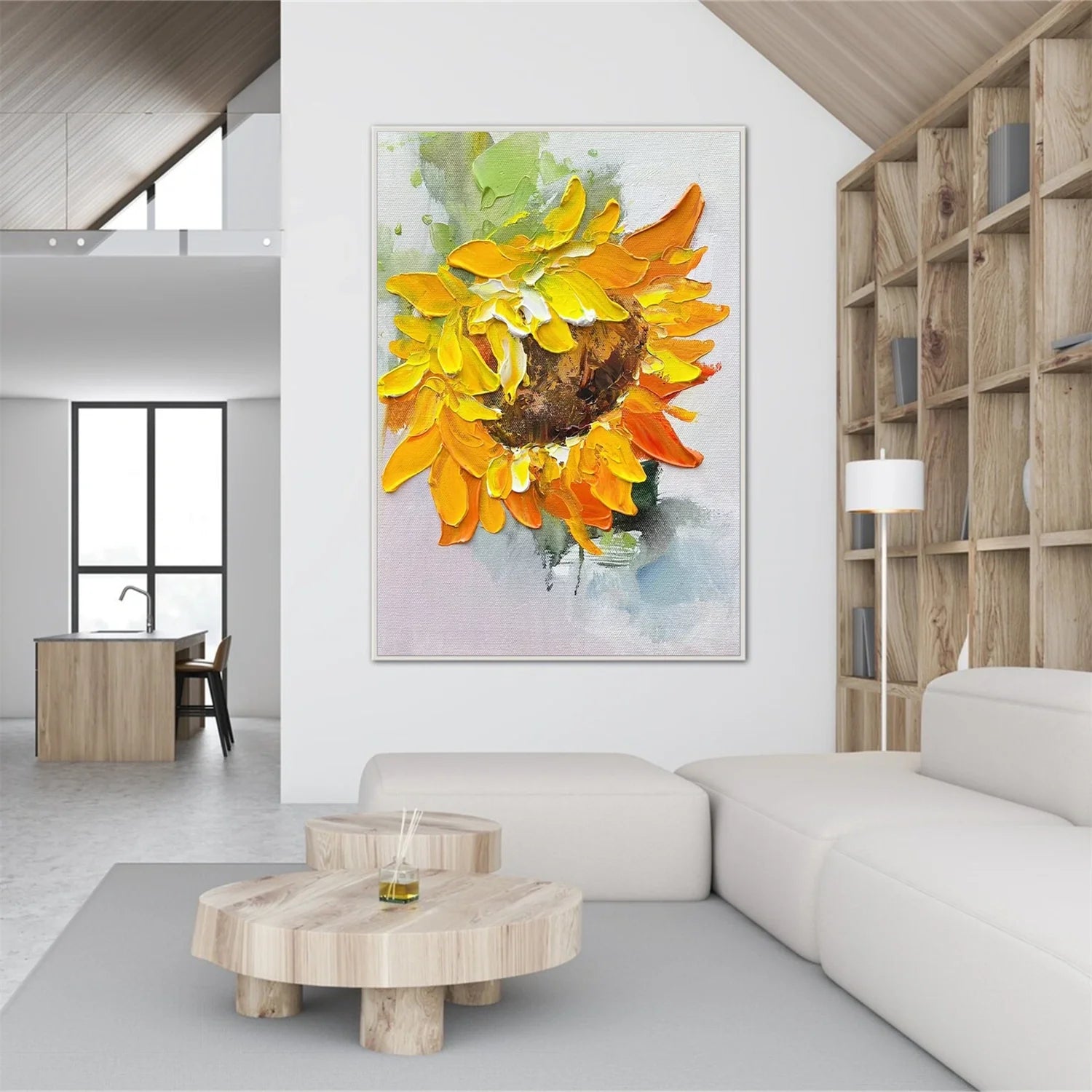 Flower & Tree Abstract Textured Wall Art #ML122