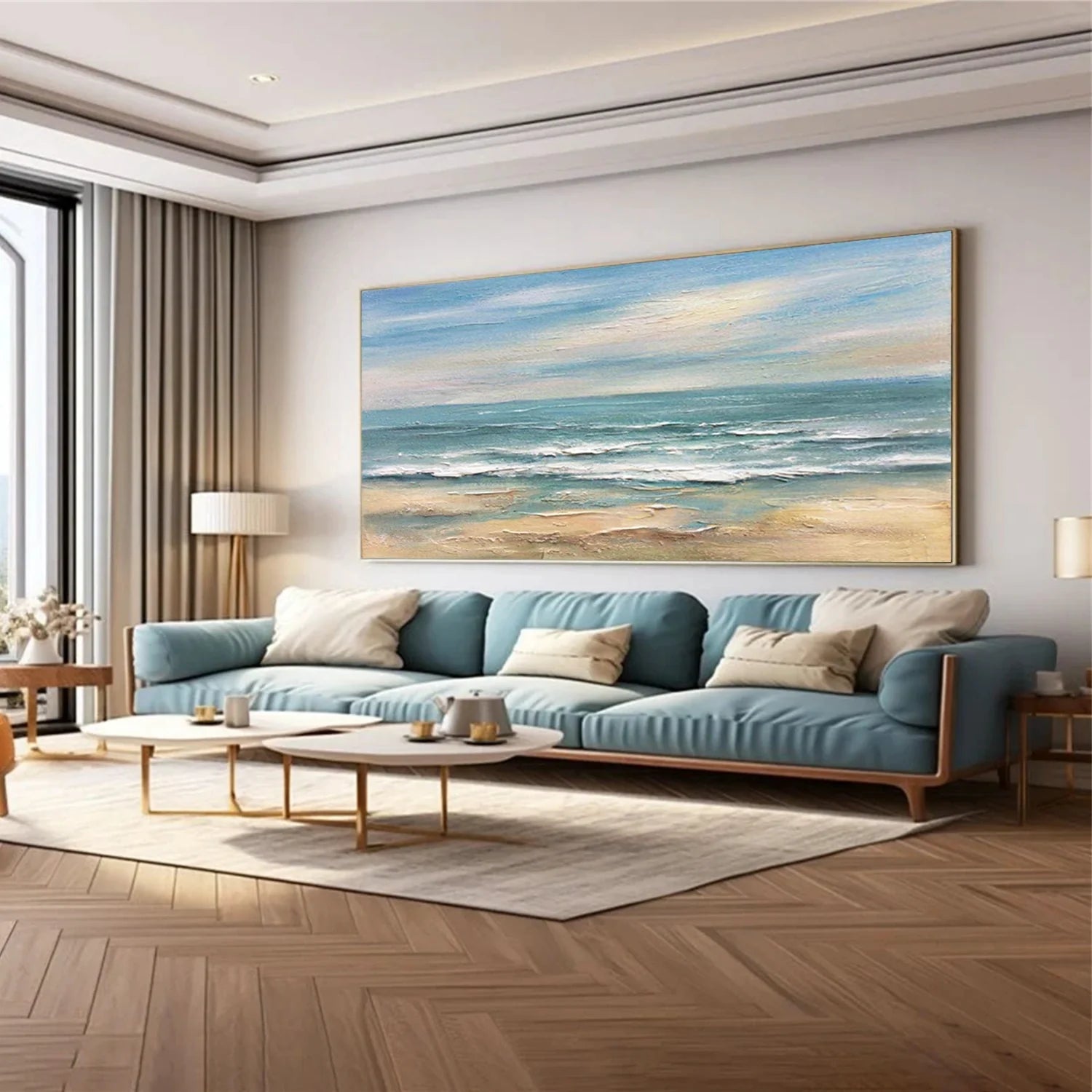 Sea & Sky Abstract Wall Art #MS135