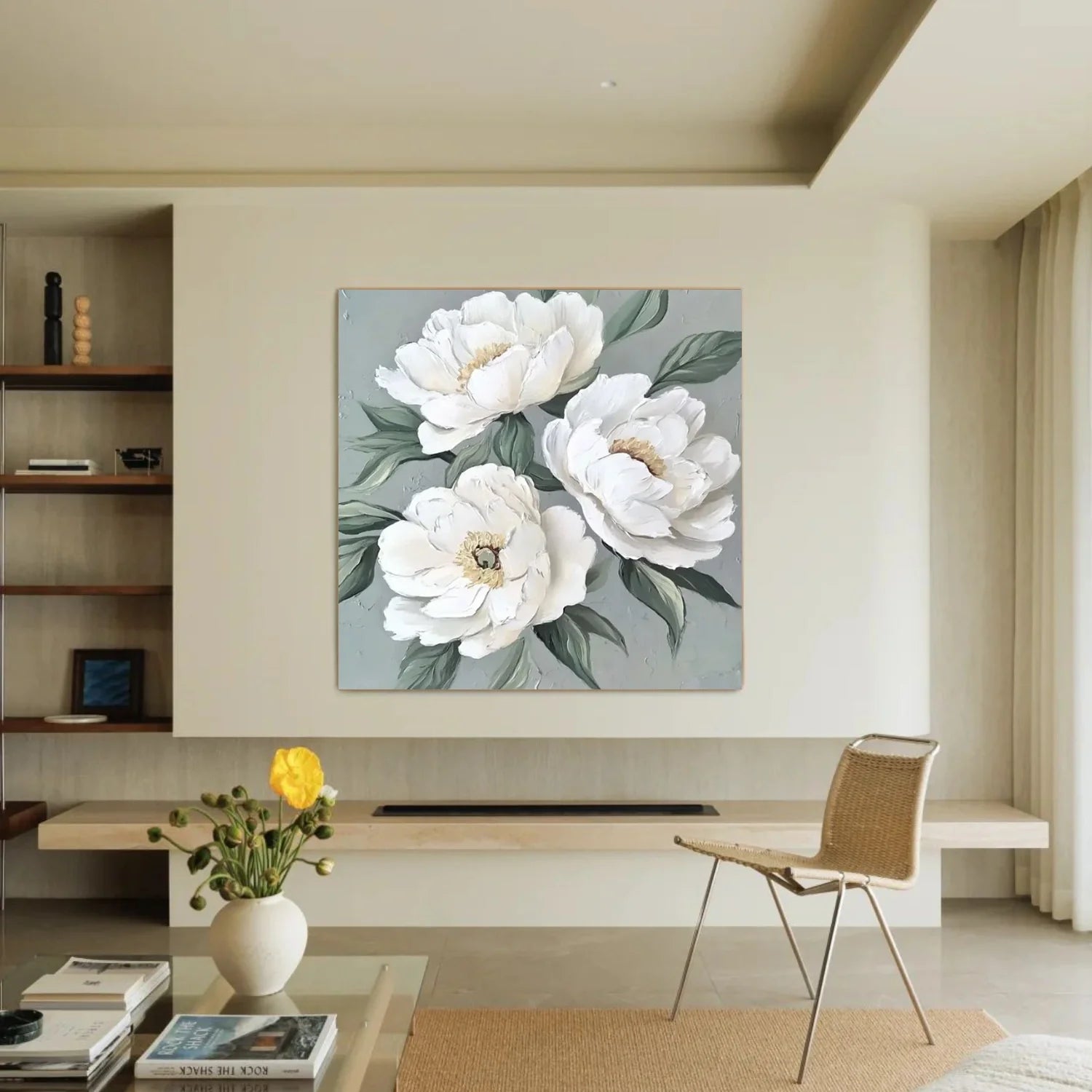 Flower & Tree Abstract Textured Wall Art #ML236