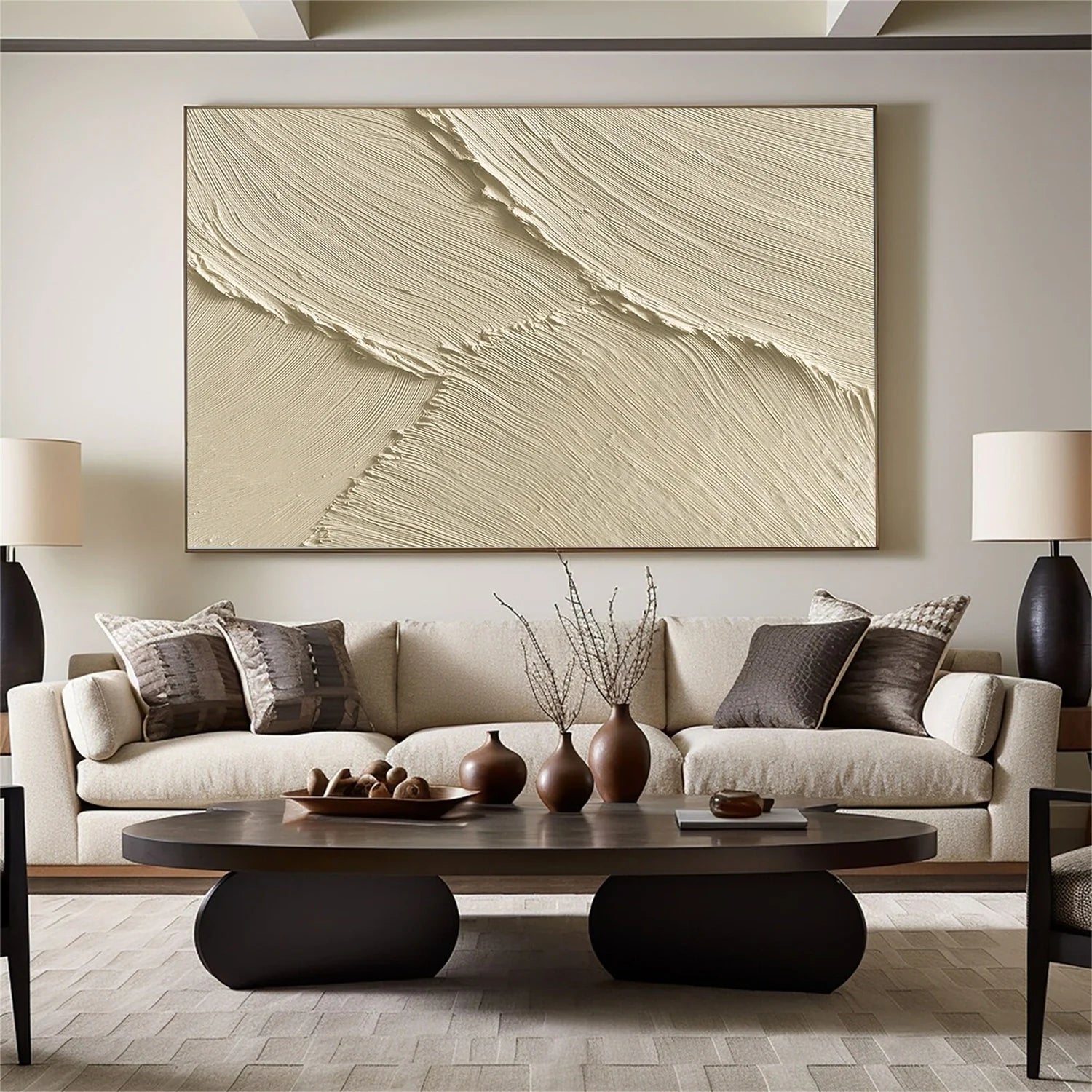 Sea & Sky Minimalist Textured Wall Art #MS244