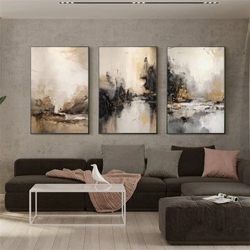Abstract Canvas Art Set of 3 #WS1020