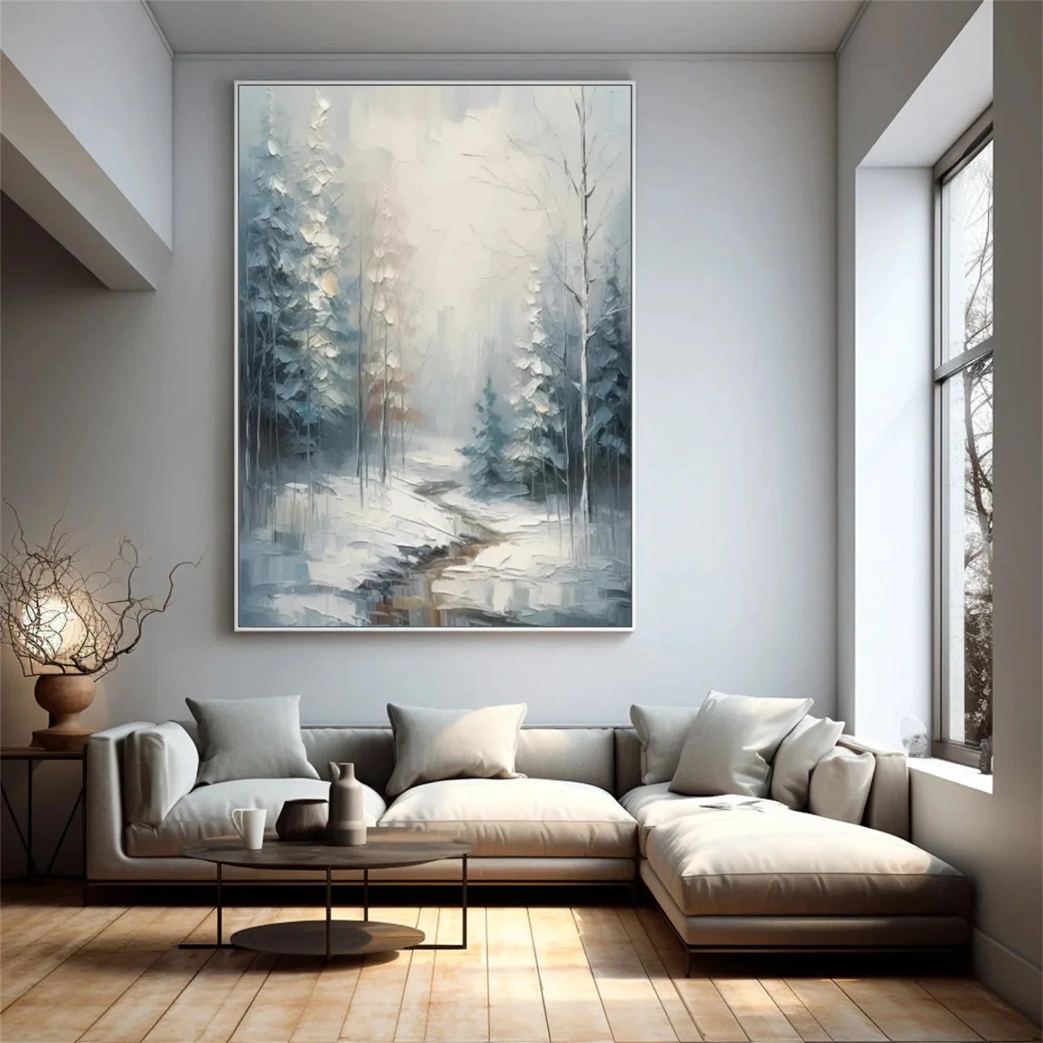 Flower & Tree Abstract Wall Art #ML160