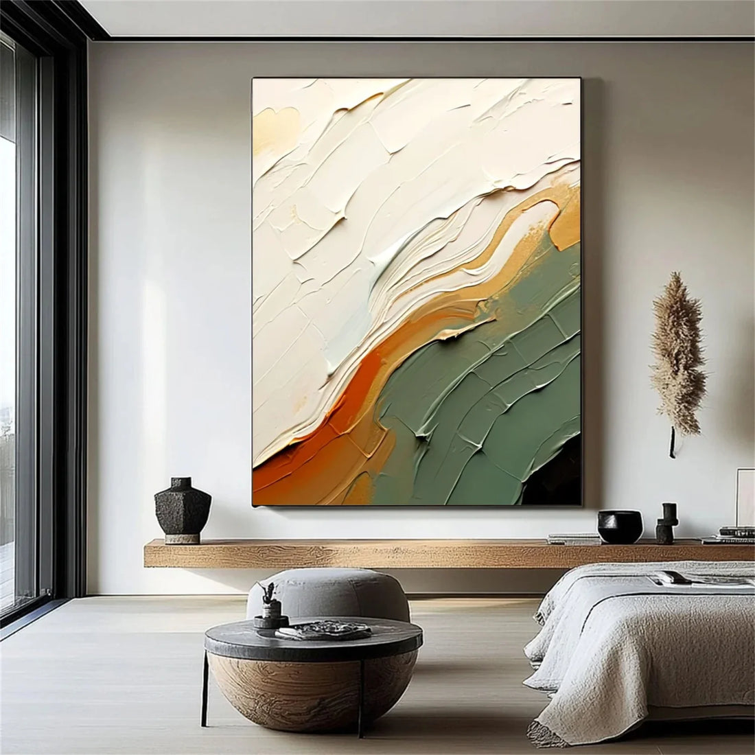 Abstract Textured Canvas Art #WS833