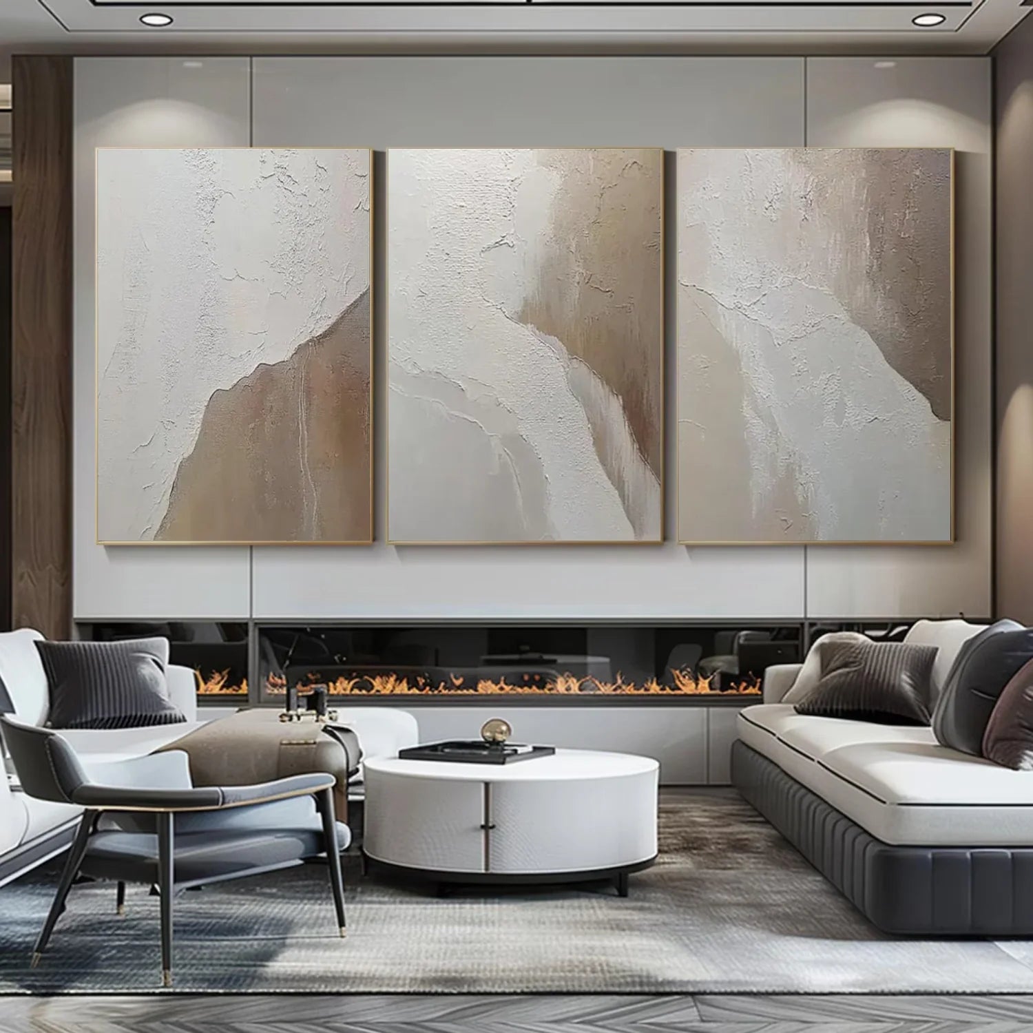 Abstract Canvas Art Set of 3 #WS805