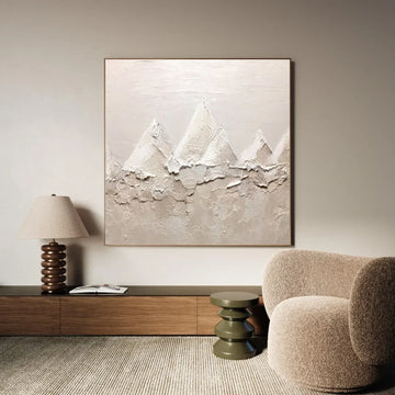 Abstract Mountain Canvas Art #MM397