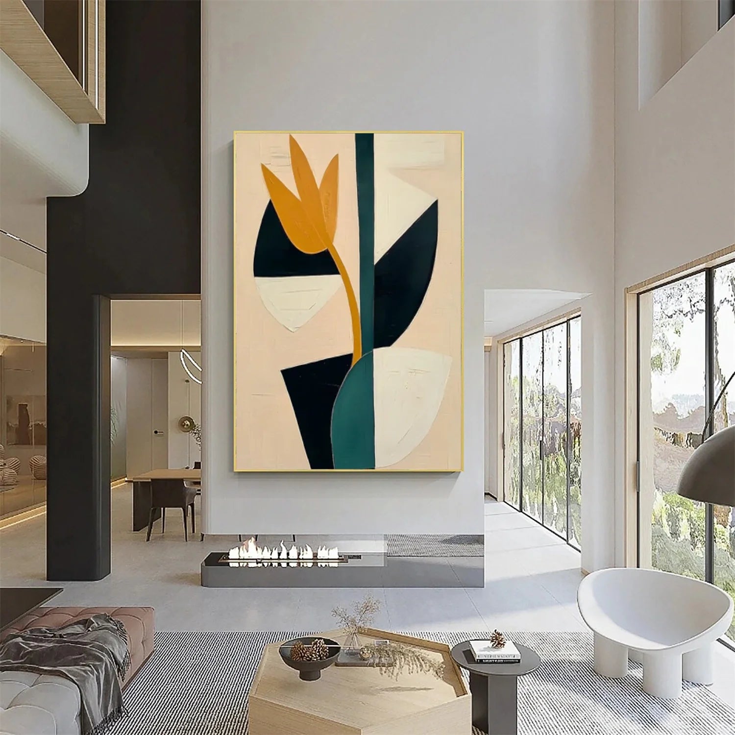 Abstract Canvas Art #WS737