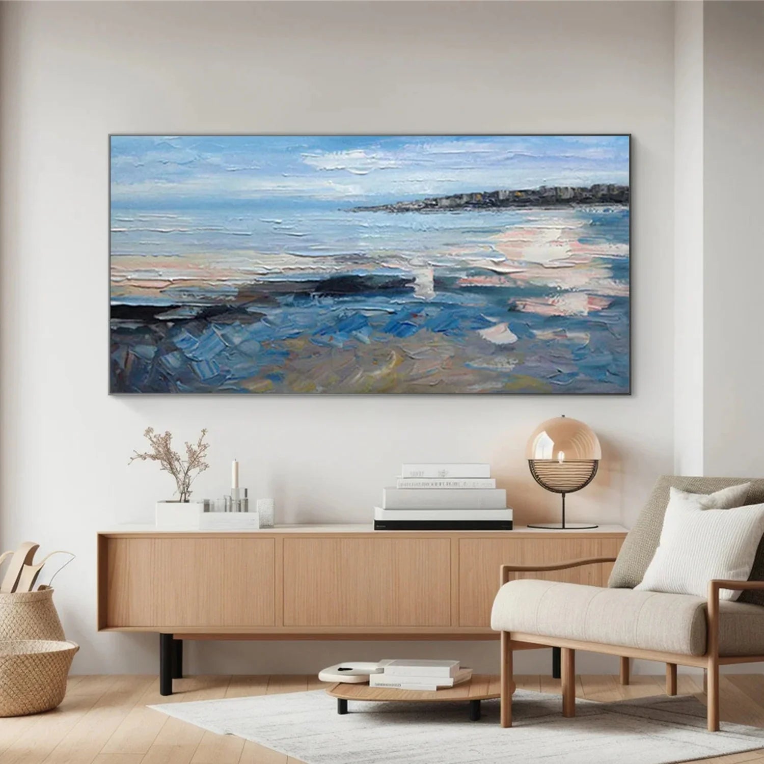 Sea & Sky Abstract Wall Art #MS297