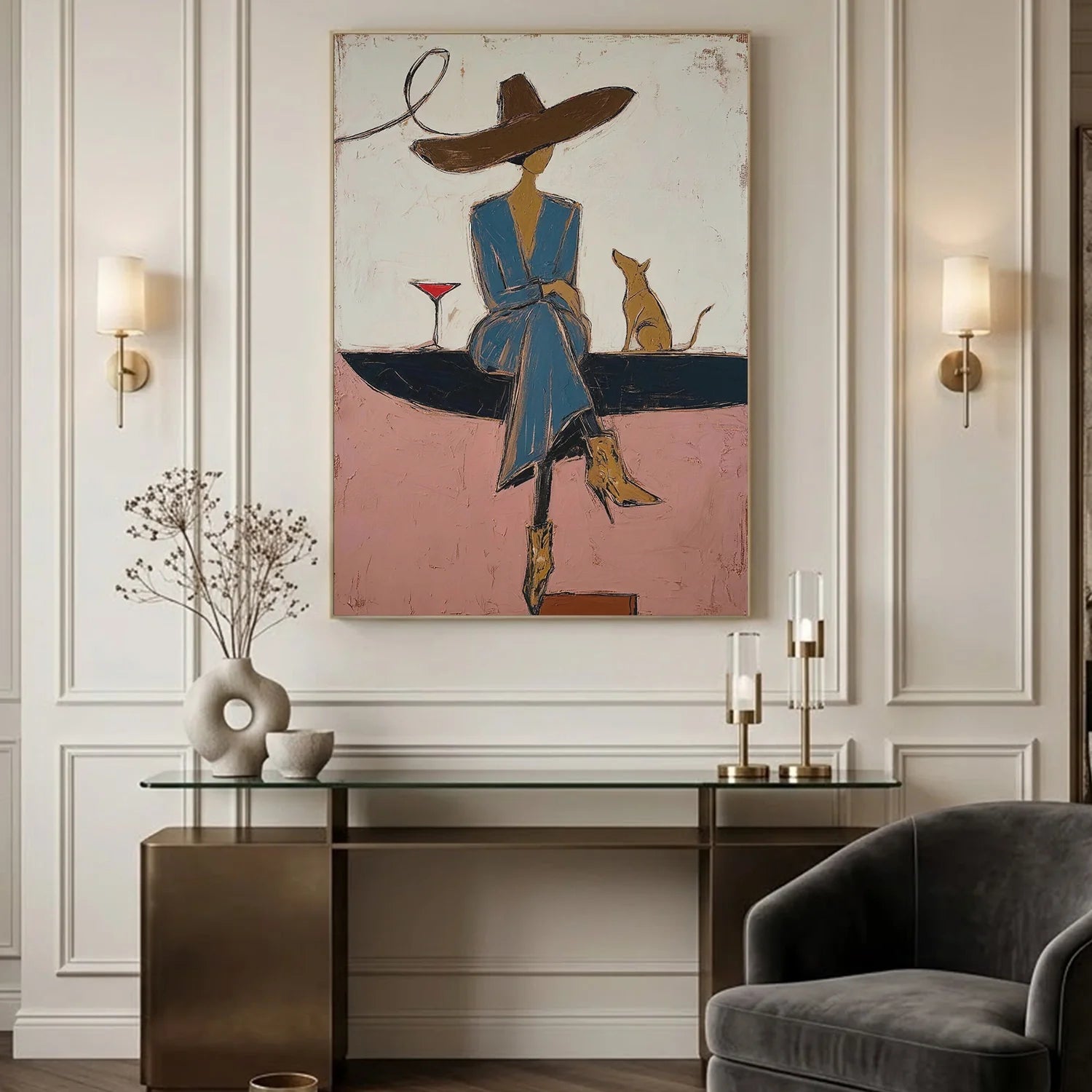 Vintage Americana Art #VA099