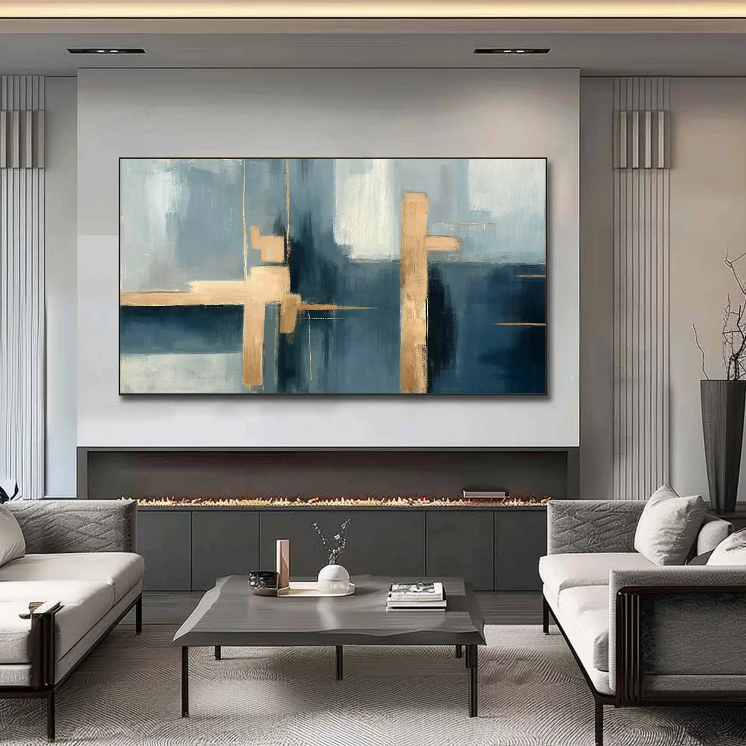 Abstract Canvas Art #WS587