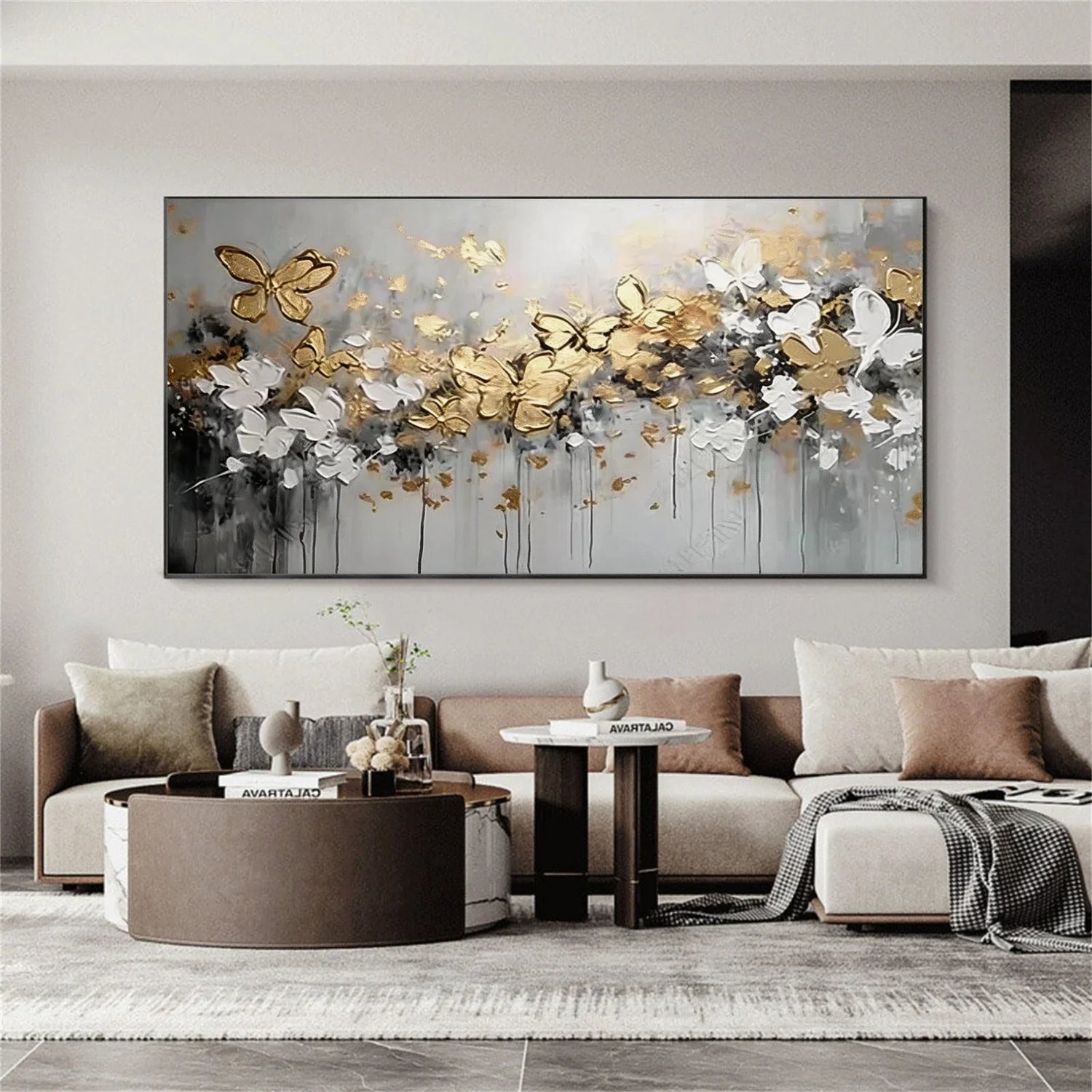 Flower & Tree Abstract Wall Art #ML255