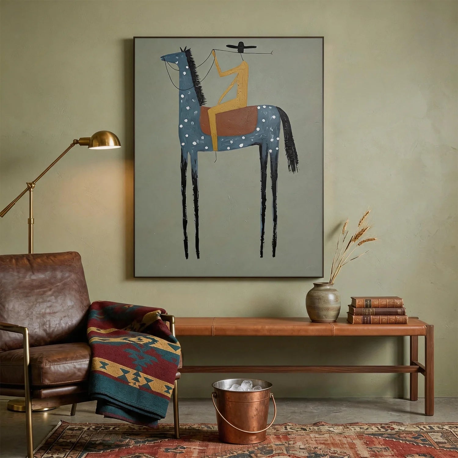 Vintage Americana Art #VA037