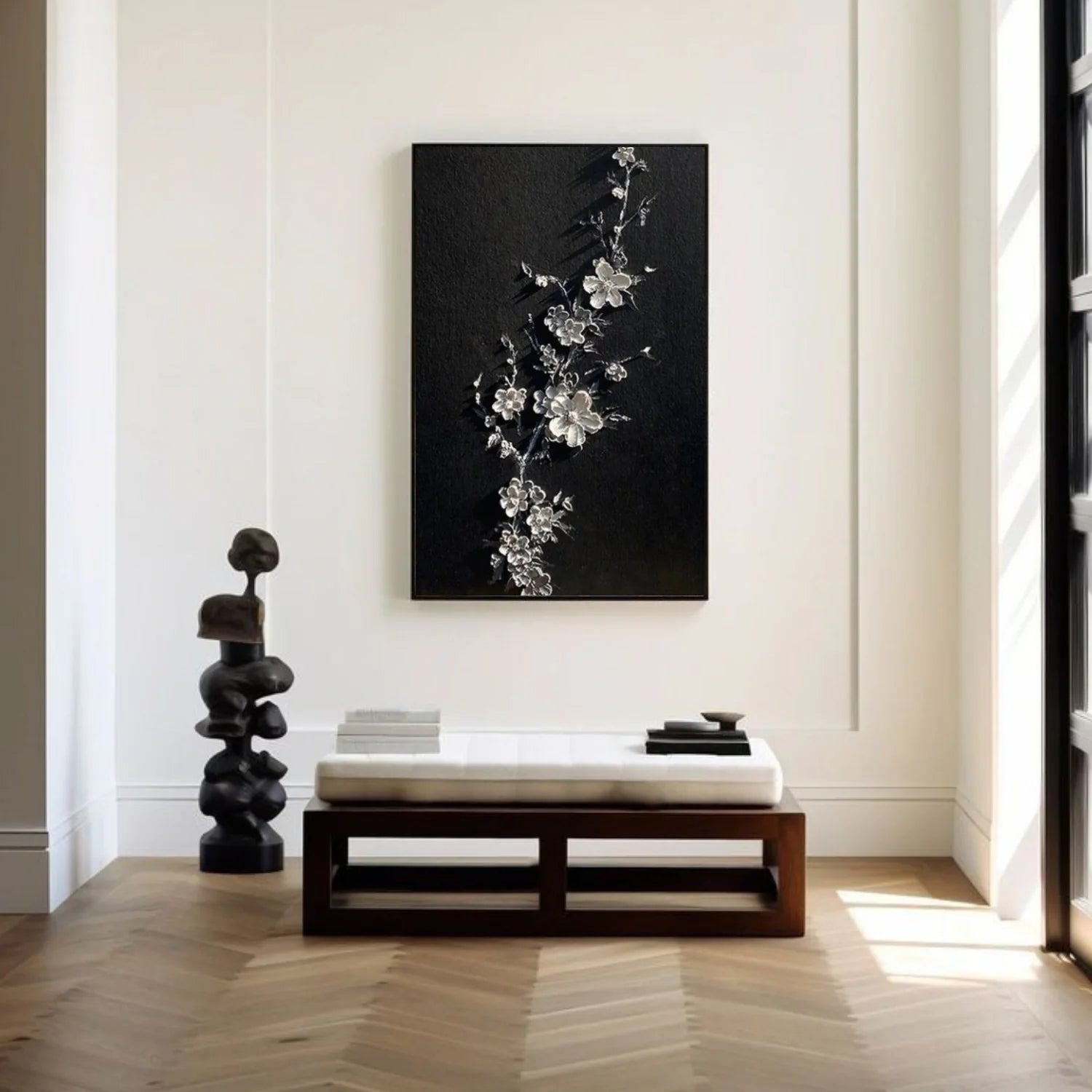Flower & Tree Abstract Textured Wall Art #ML151