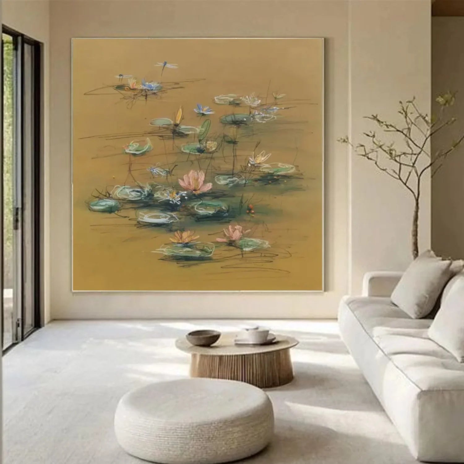 Flower & Tree Abstract Wall Art #ML176