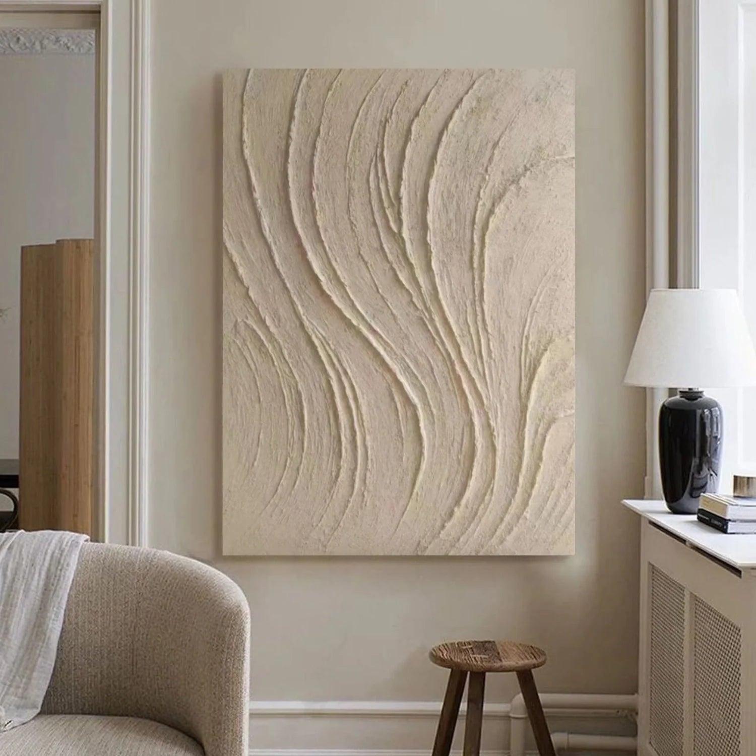 Minimalist Textured Canvas Art #MM375