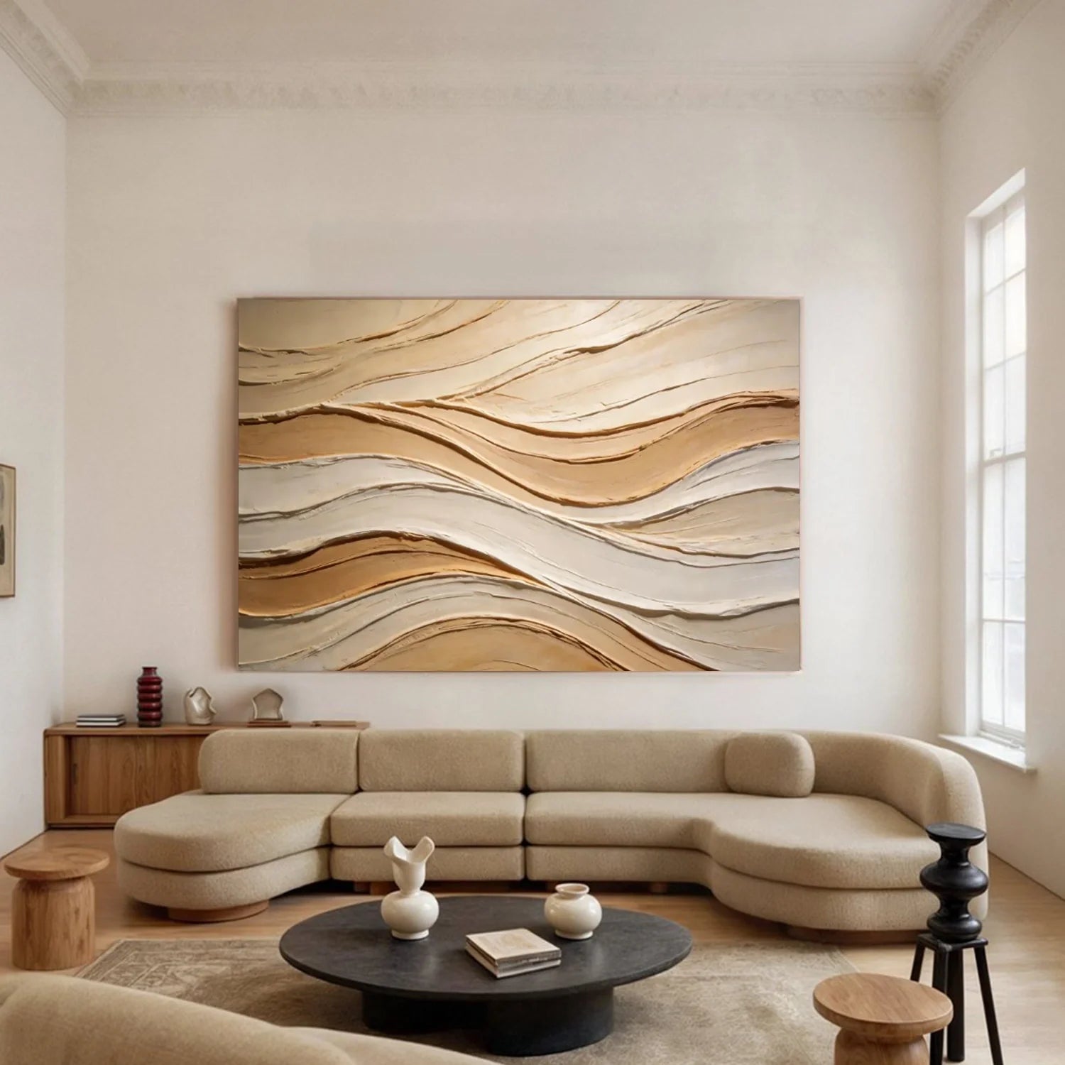 Minimalist Textured Canvas Art #MM371