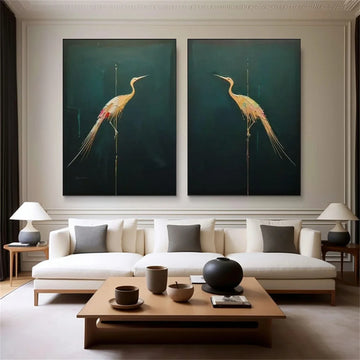 Abstract Animal Wall Art Set of 2 #AL152