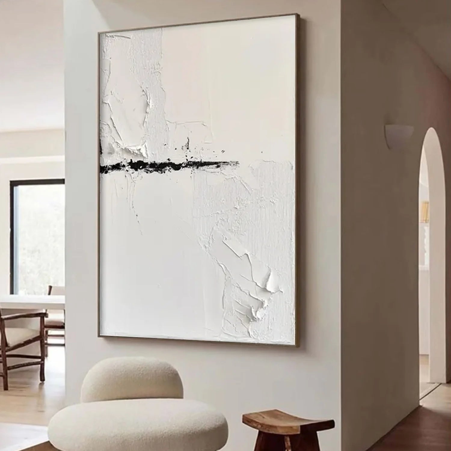 Minimalist Textured Canvas Art #MM336
