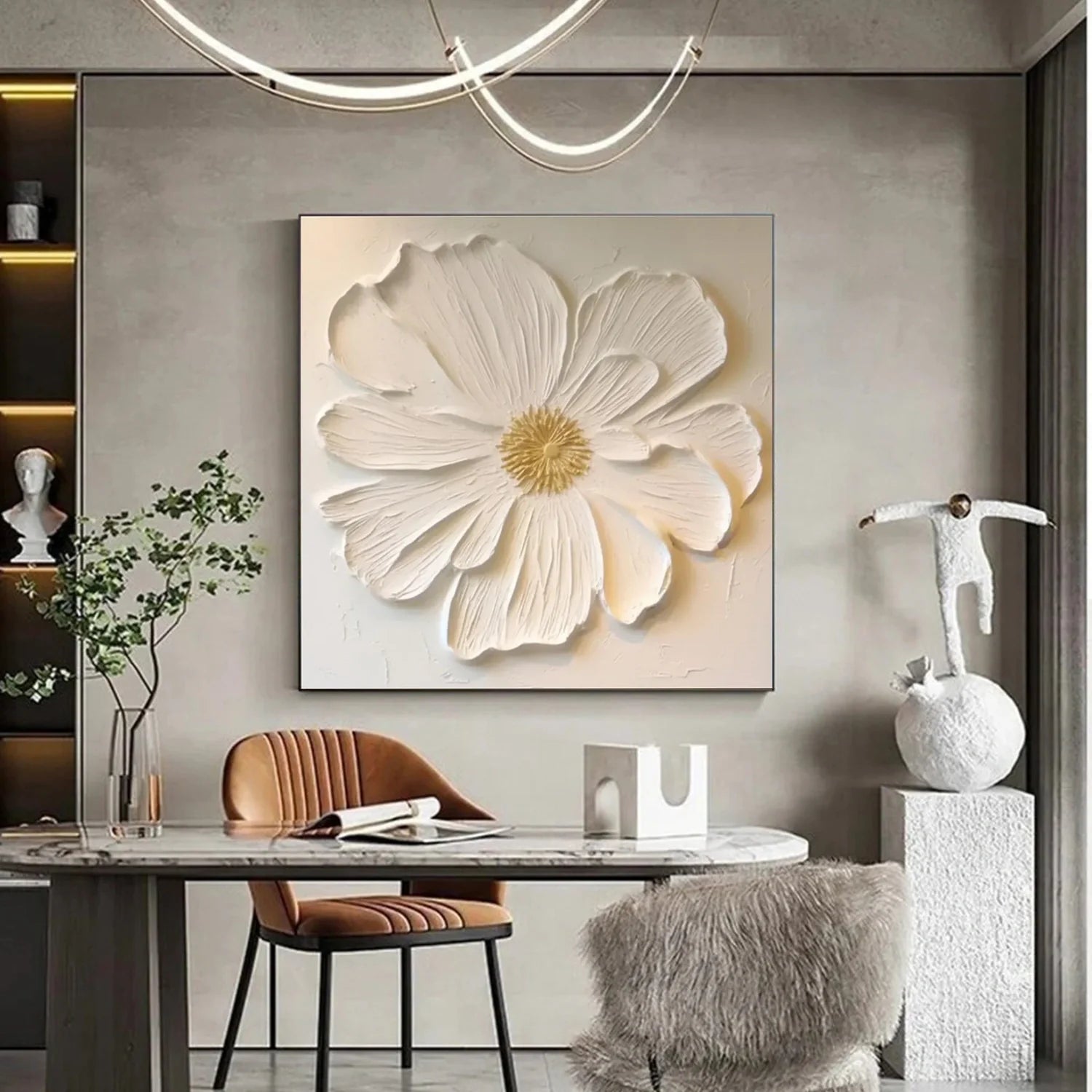 Flower & Tree Abstract Wall Art #ML091
