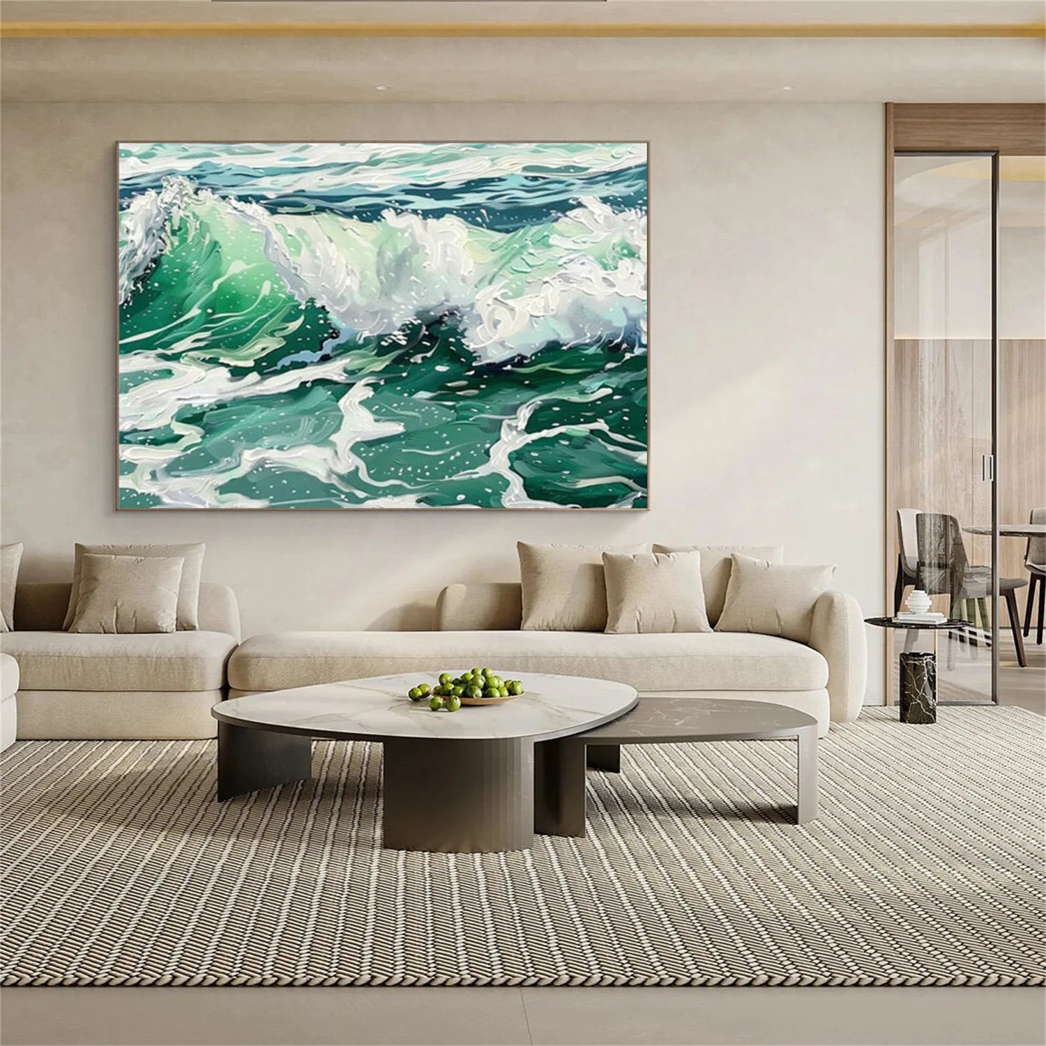 Sea & Sky Abstract Wall Art #MS210