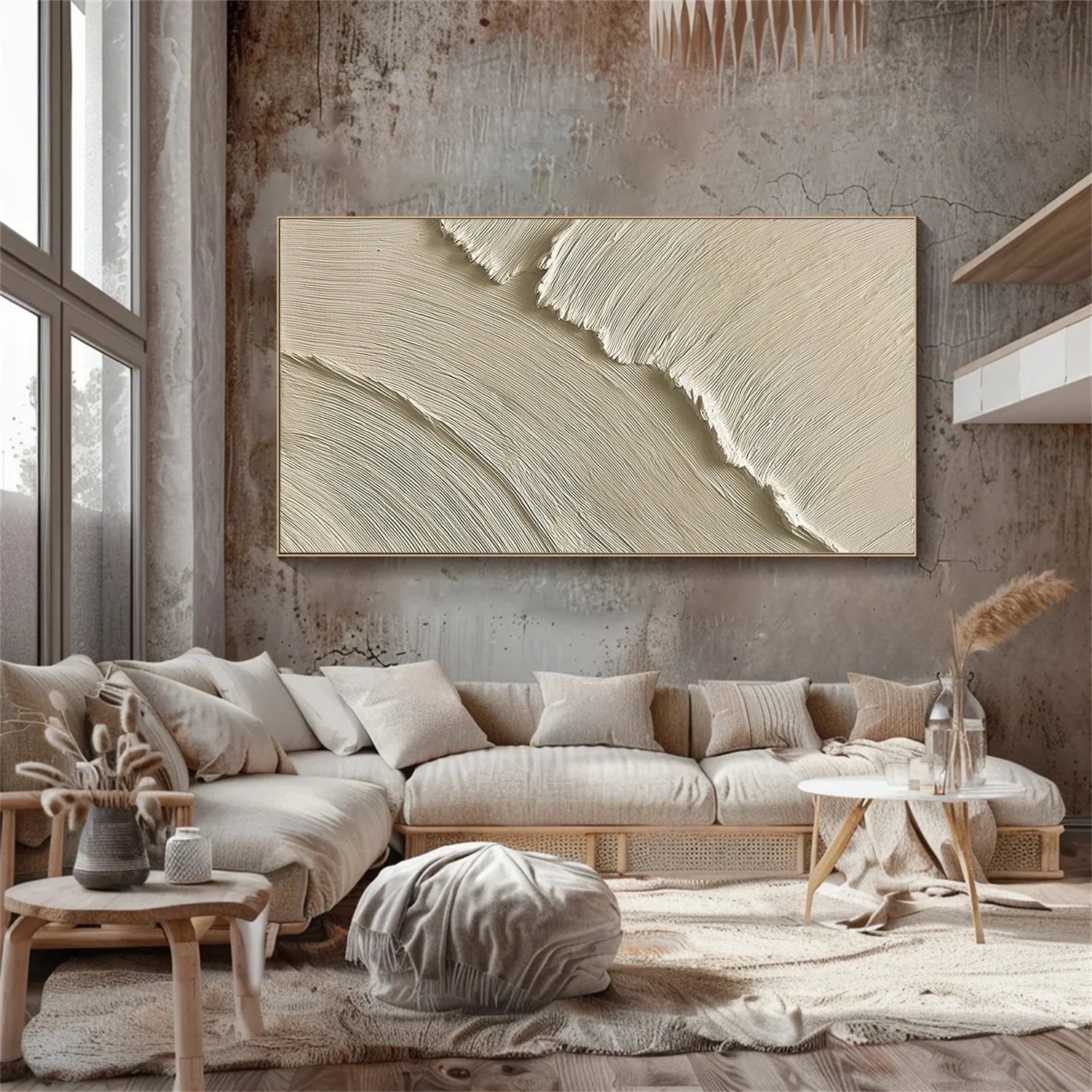Sea & Sky Minimalist Textured Wall Art #MS243