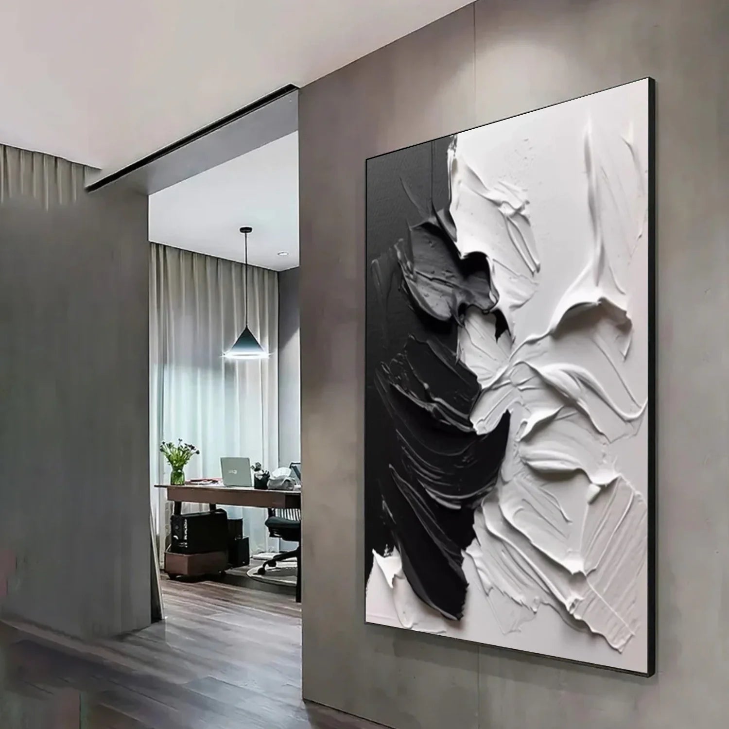 Minimalist Textured Canvas Art #MM318