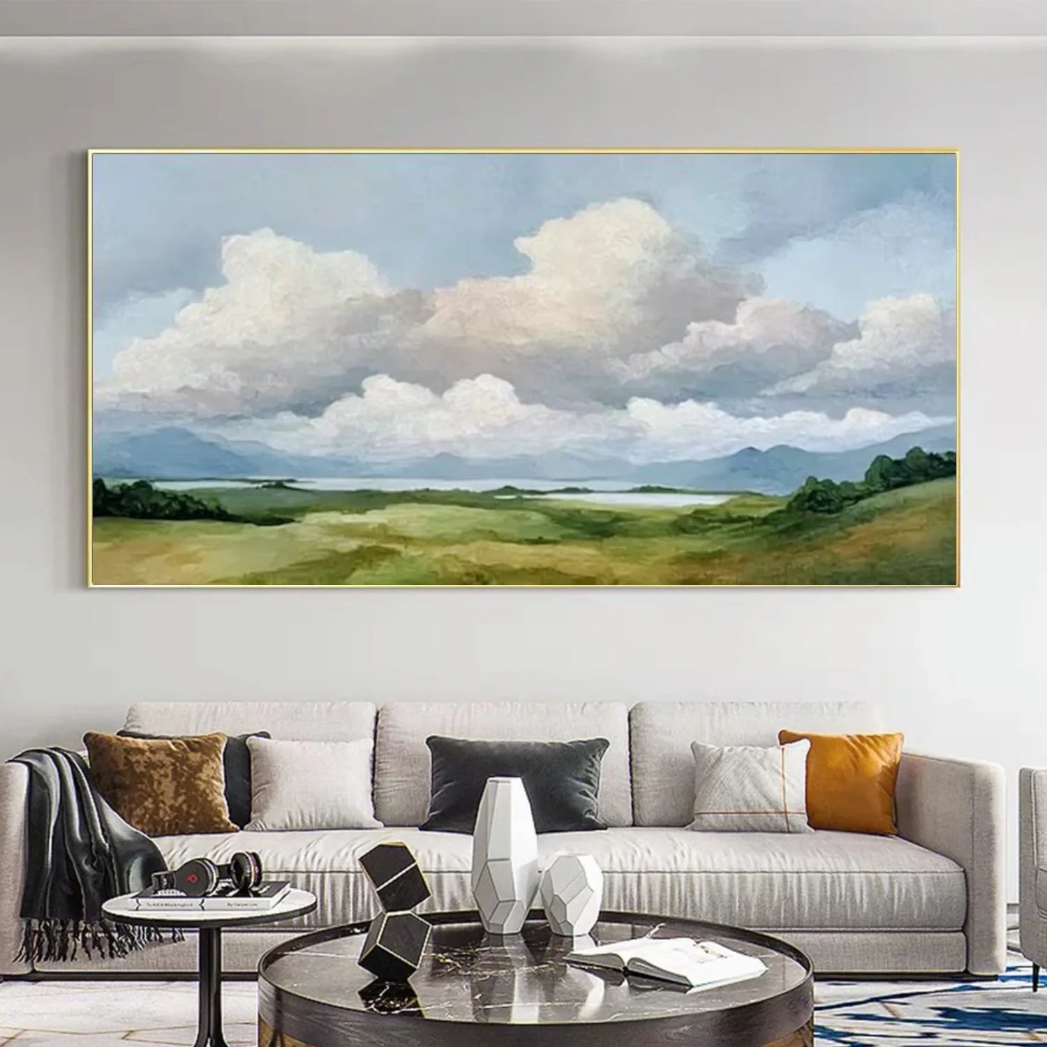 Sea & Sky Abstract Wall Art #MS196