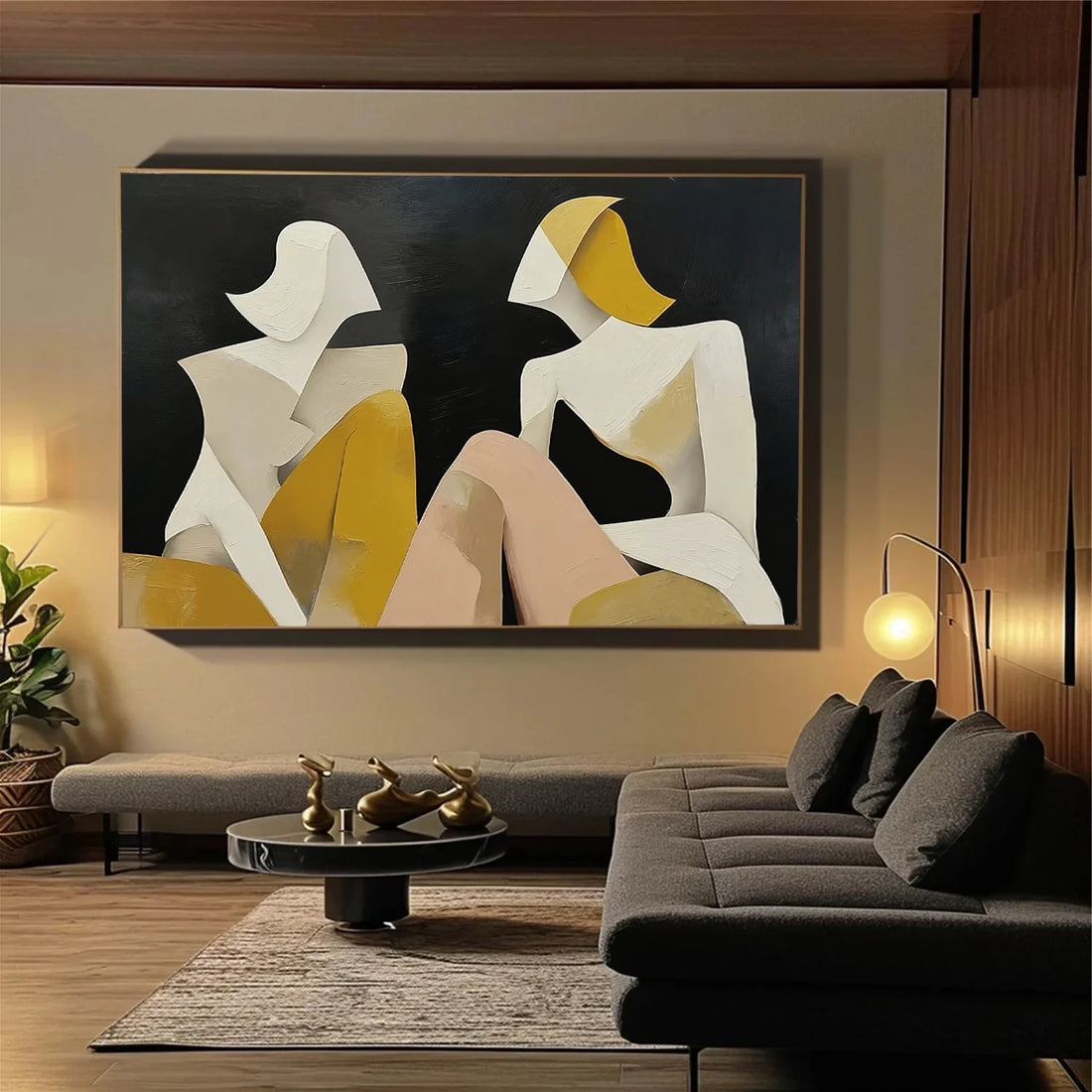 Abstract Portrait Wall Art #AP078