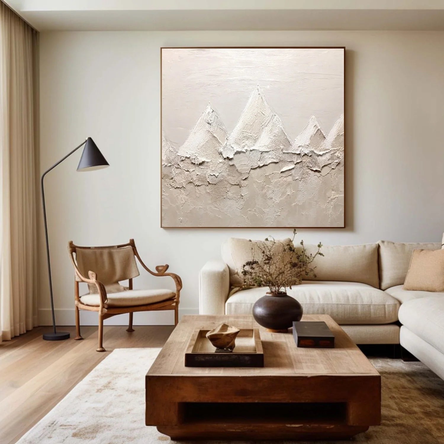 Abstract Mountain Canvas Art #MM397