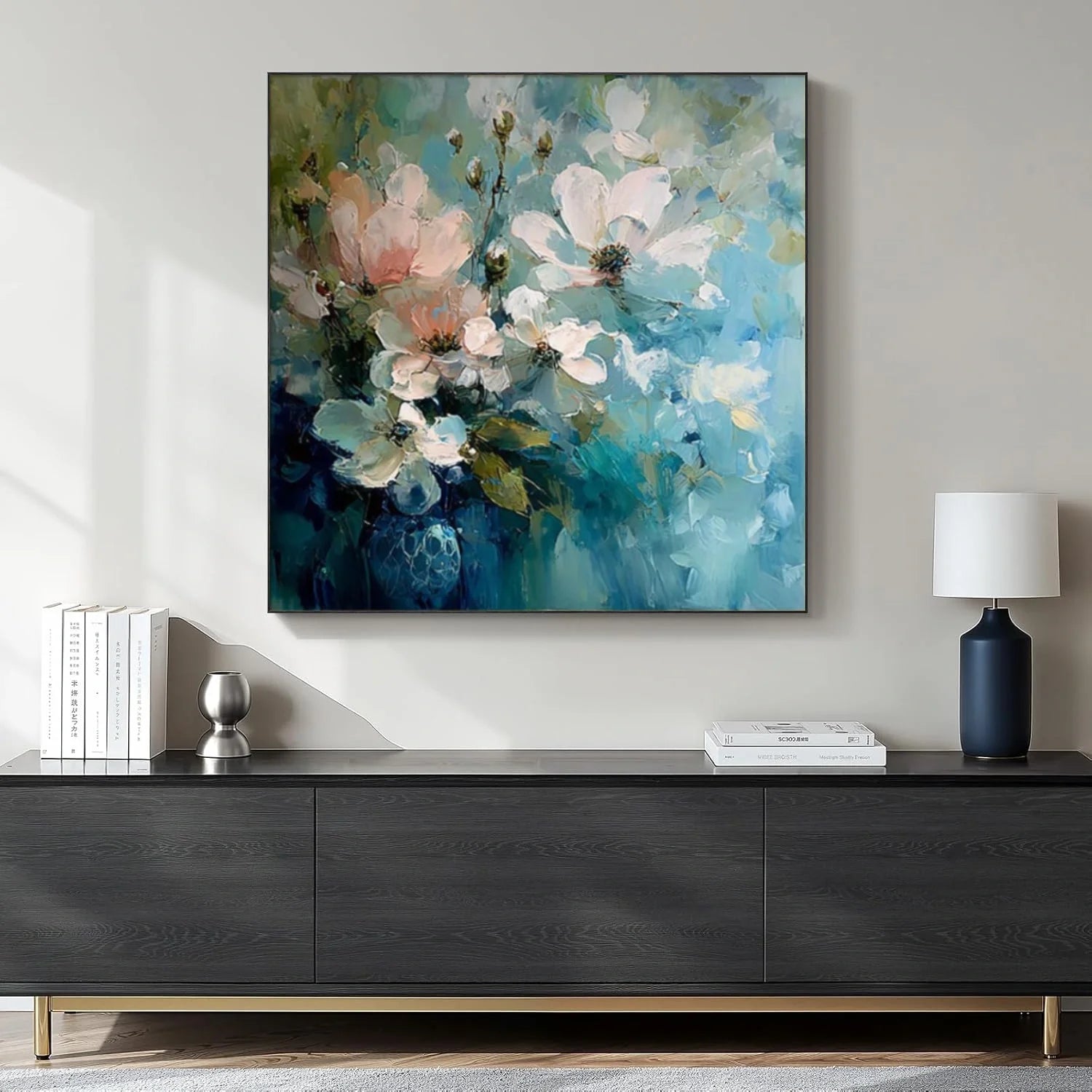Flower & Tree Abstract Textured Wall Art #ML237