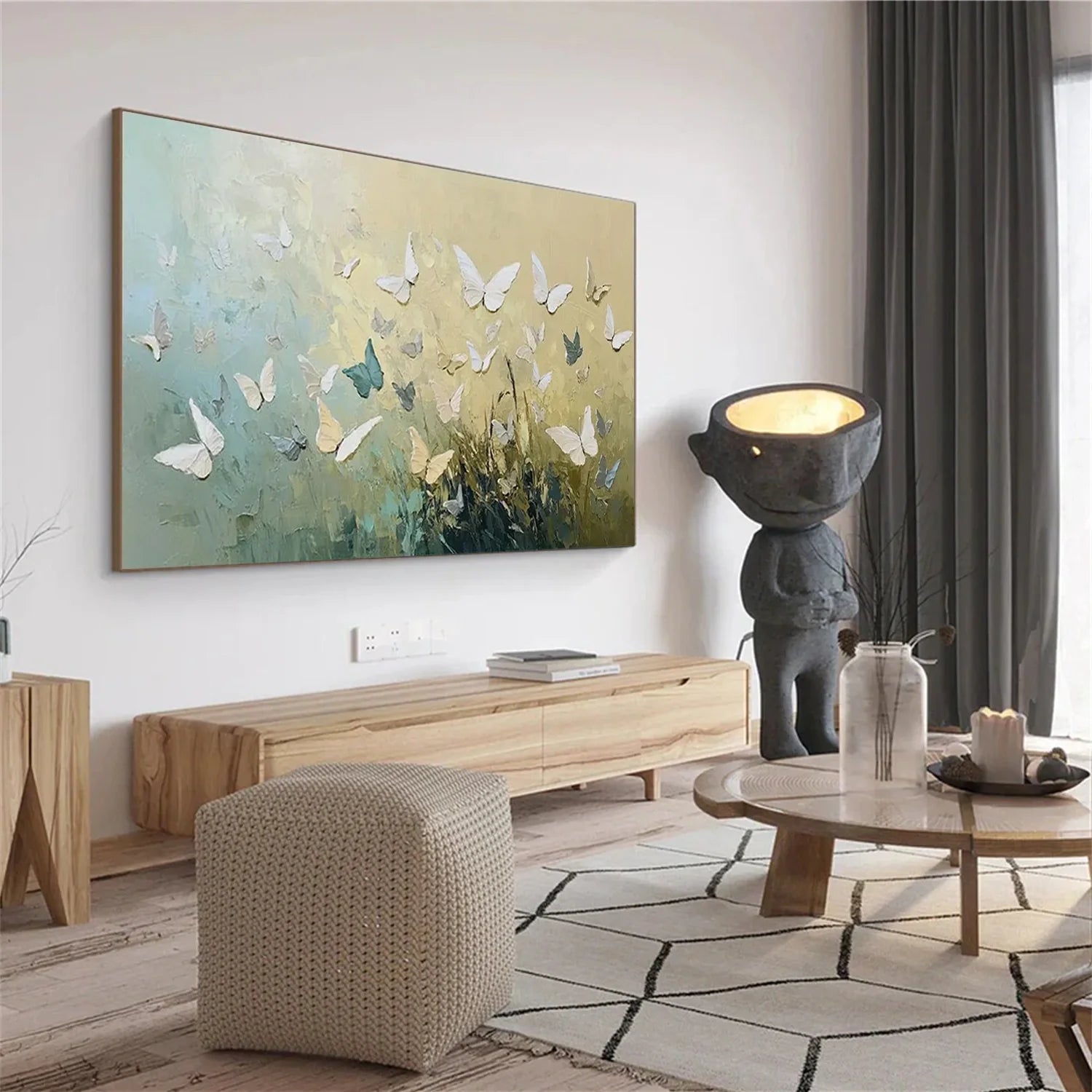 Flower & Tree Abstract Wall Art #ML117