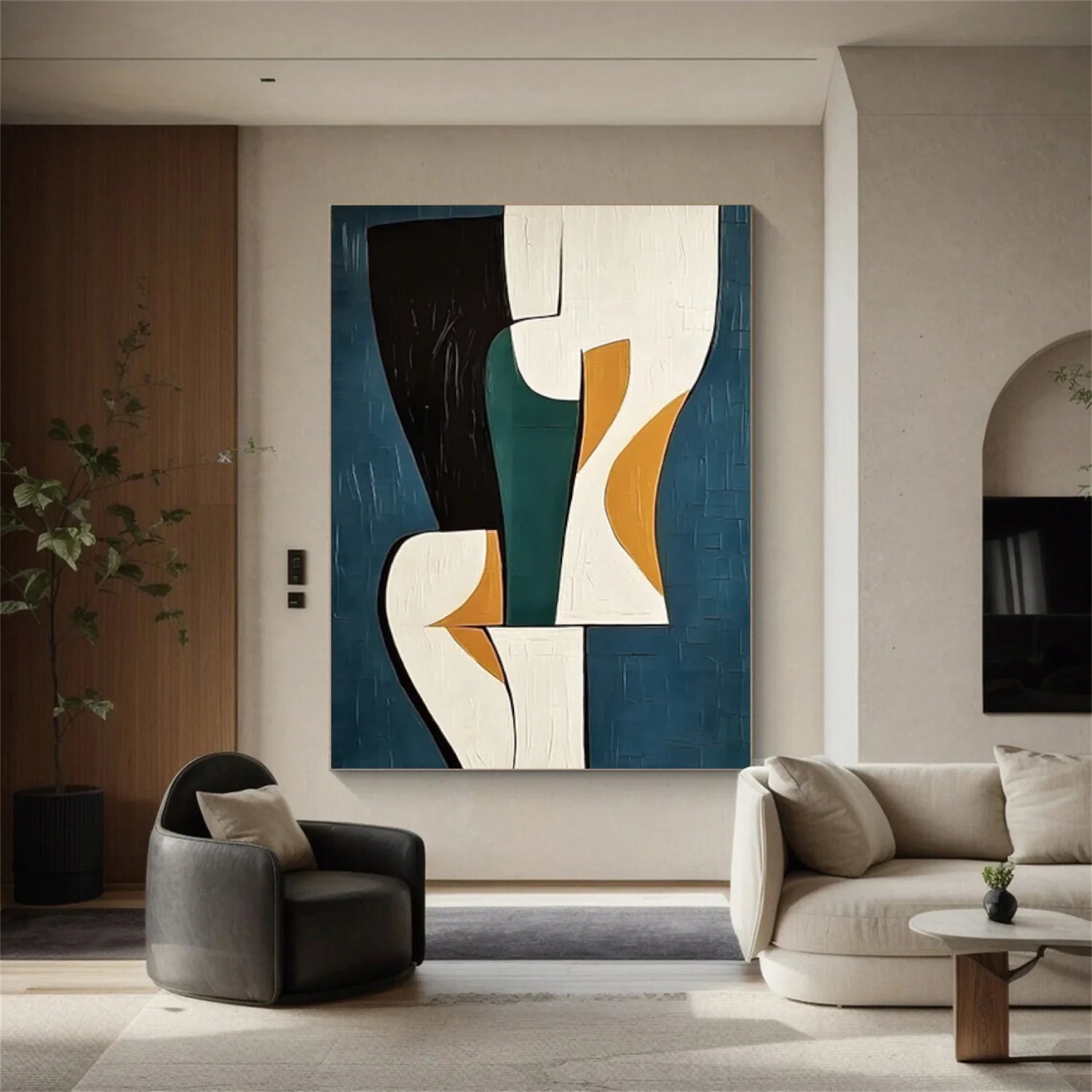 Abstract Canvas Art #WS734