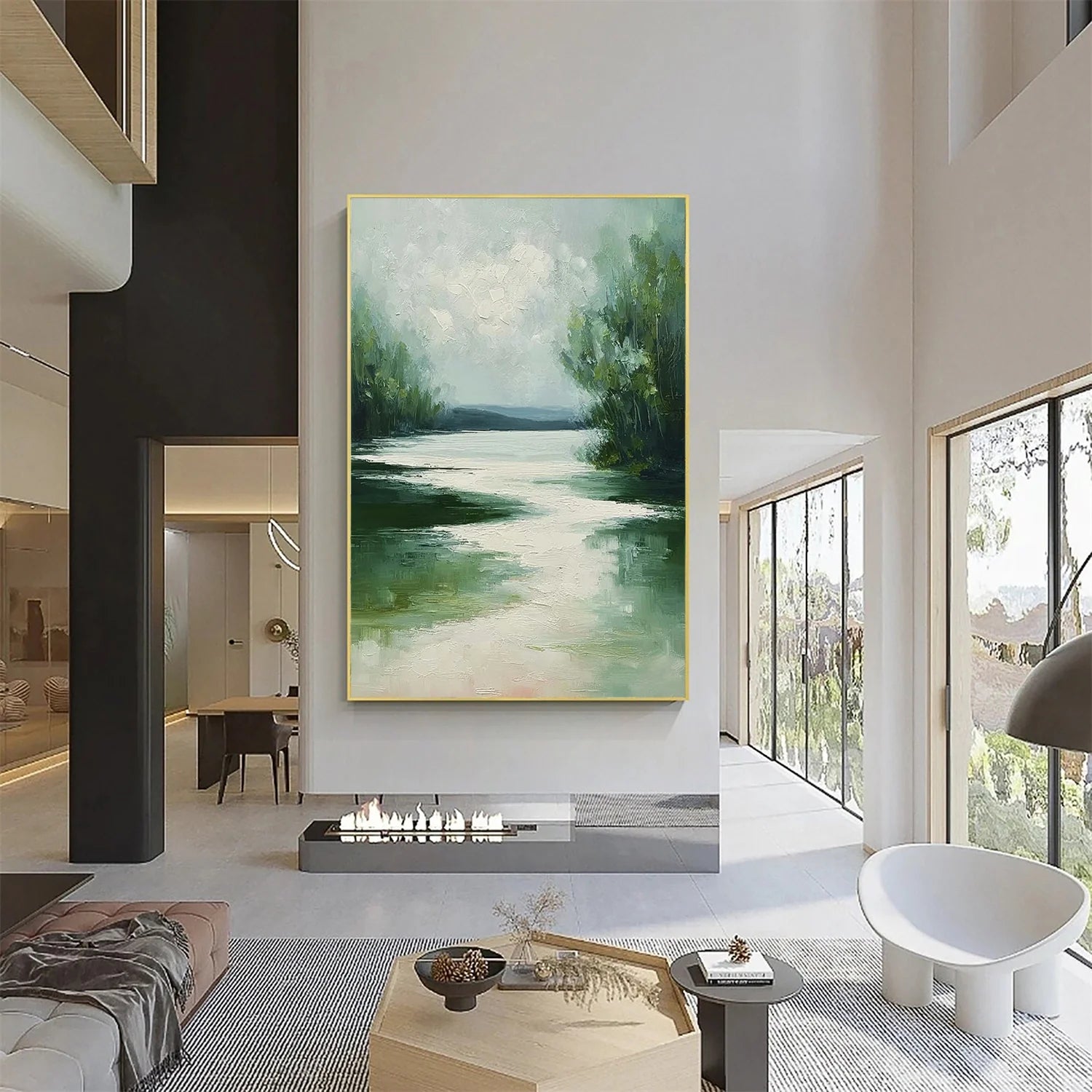 Sea & Sky Abstract Wall Art #MS281