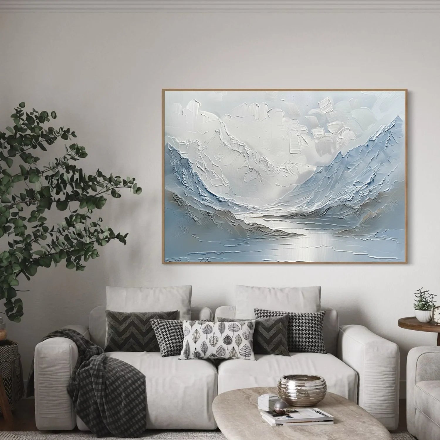 Minimalist Mountain Canvas Art #MM385