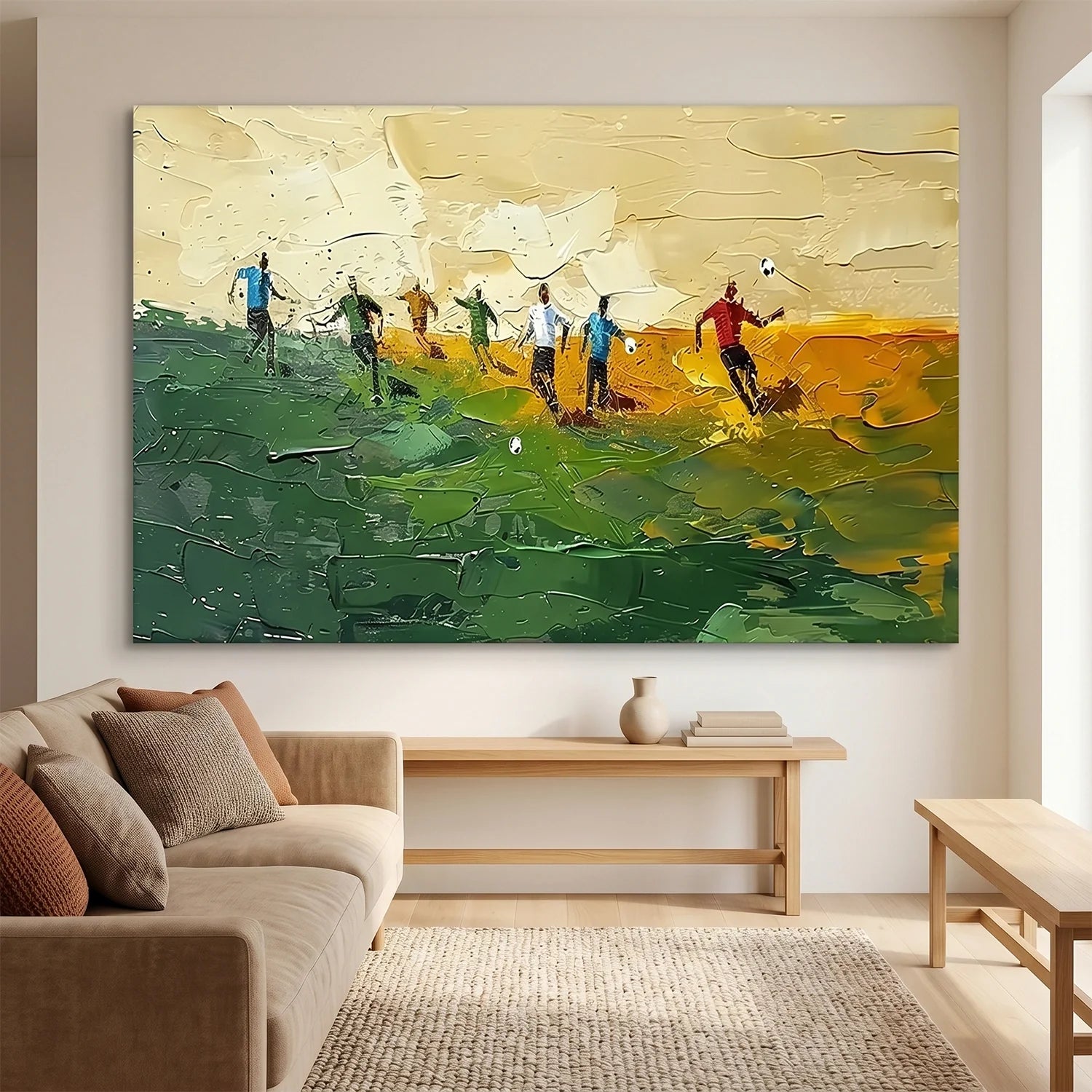 Football Sport Textured Wall Art #SA097