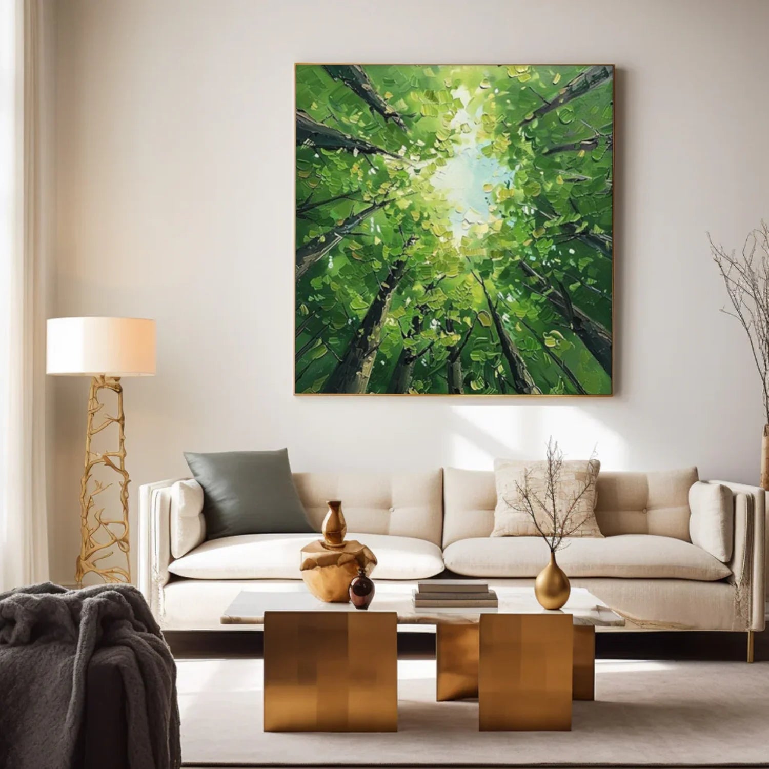 Flower & Tree Abstract Wall Art #ML224