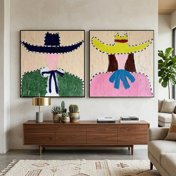 Vintage Americana Art Set of 2 #VA122