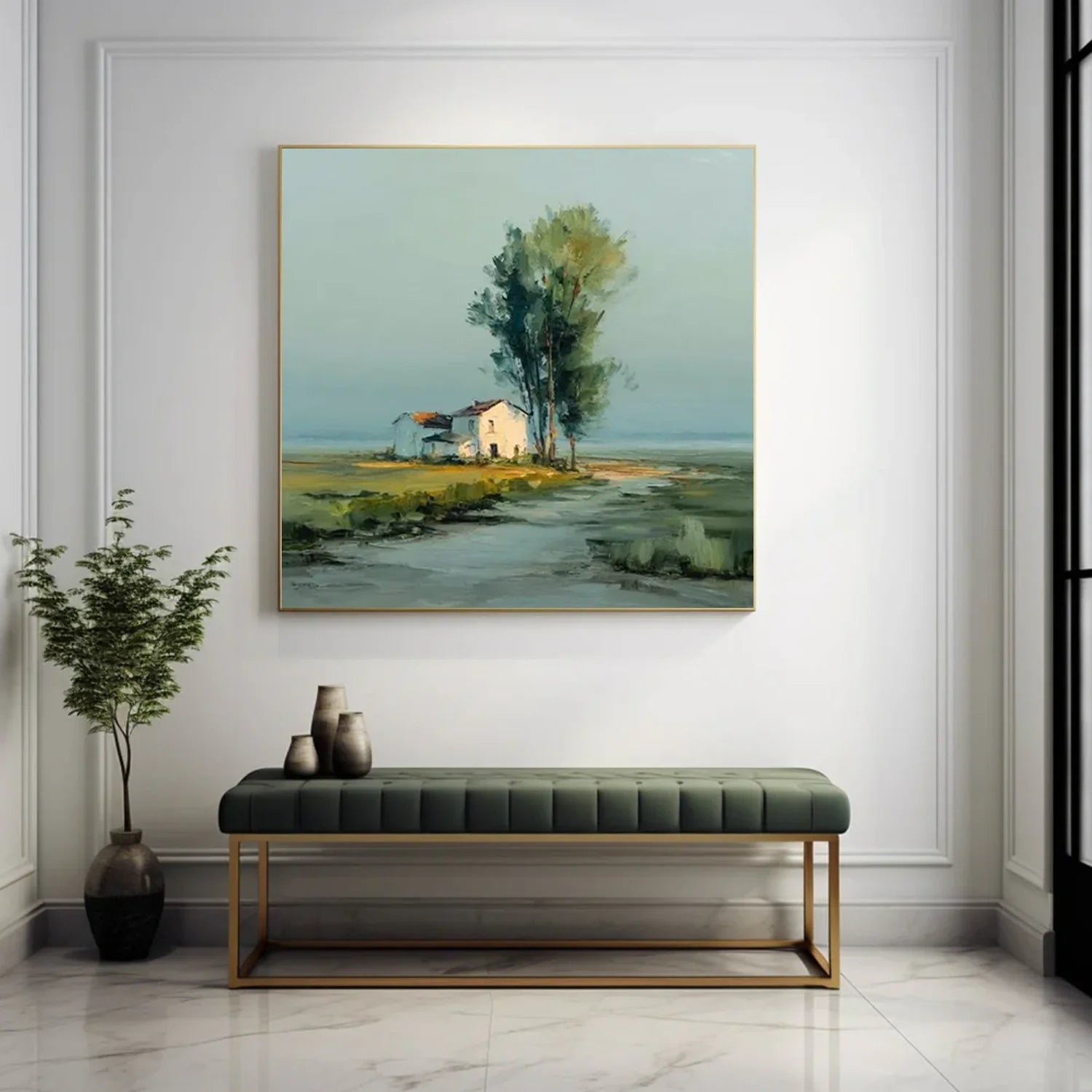 Flower & Tree Abstract Wall Art #ML243