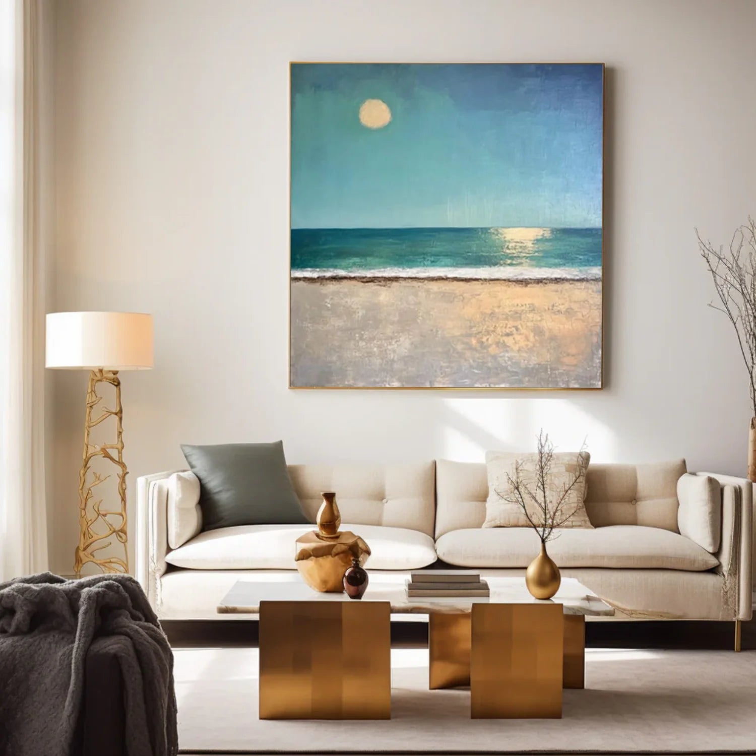 Sea & Sky Abstract Wall Art #MS230